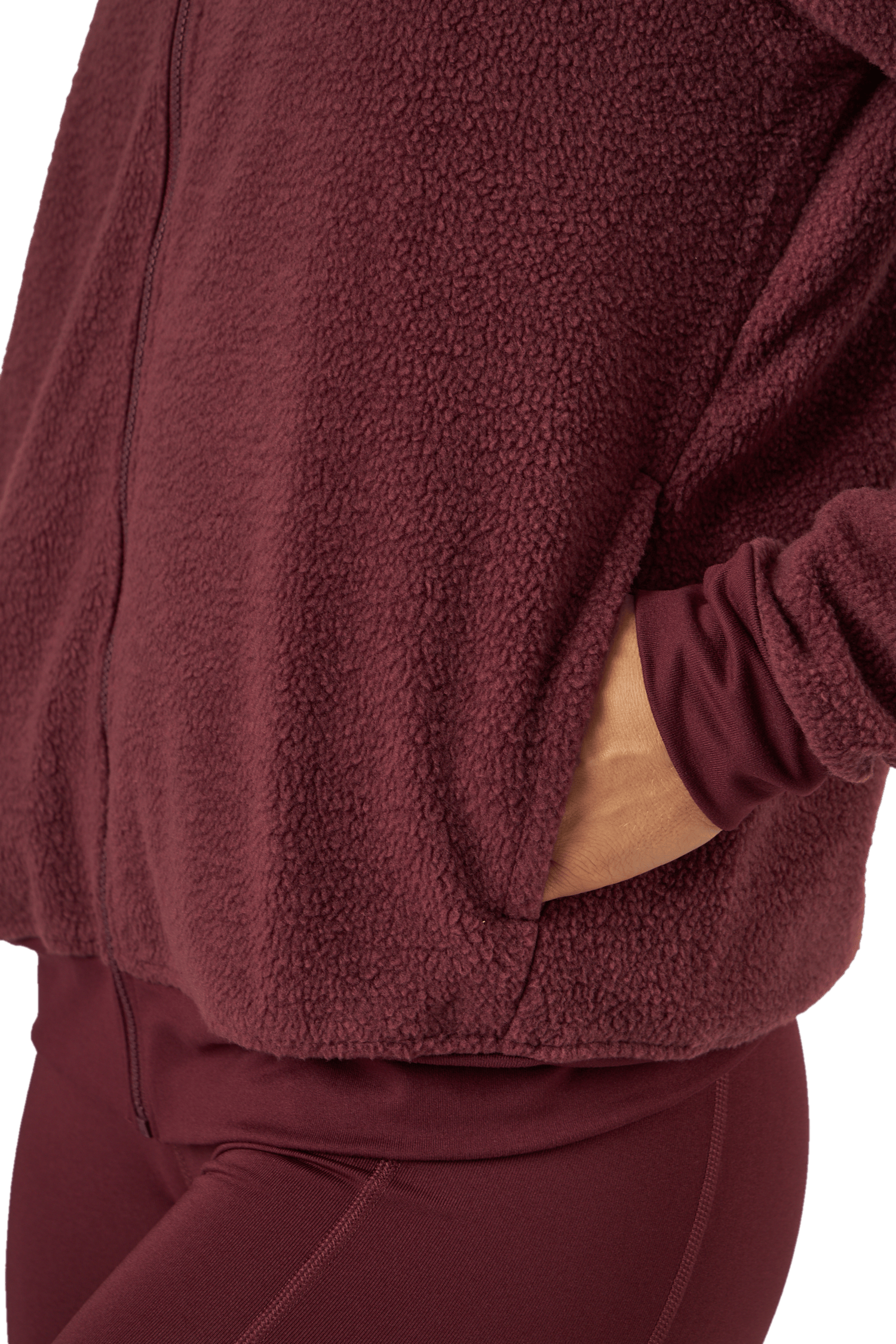 Puma Fit Sherpa Jacket Aubergine-puma Black - Bild 5