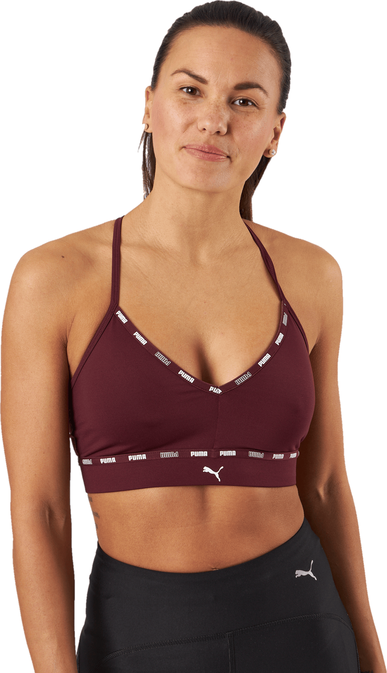 Low Impact Puma Strong Strappy Aubergine
