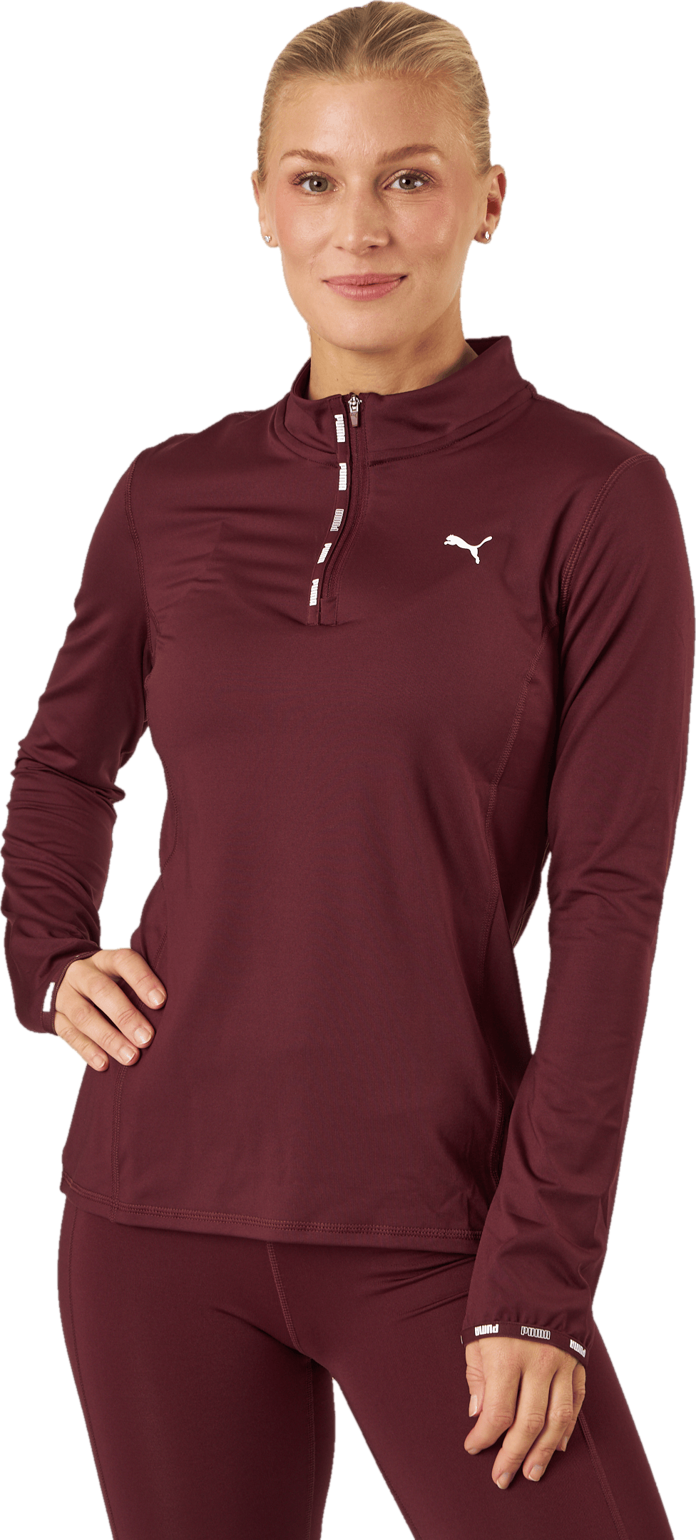 Puma Strong 1/4 Zip Aubergine