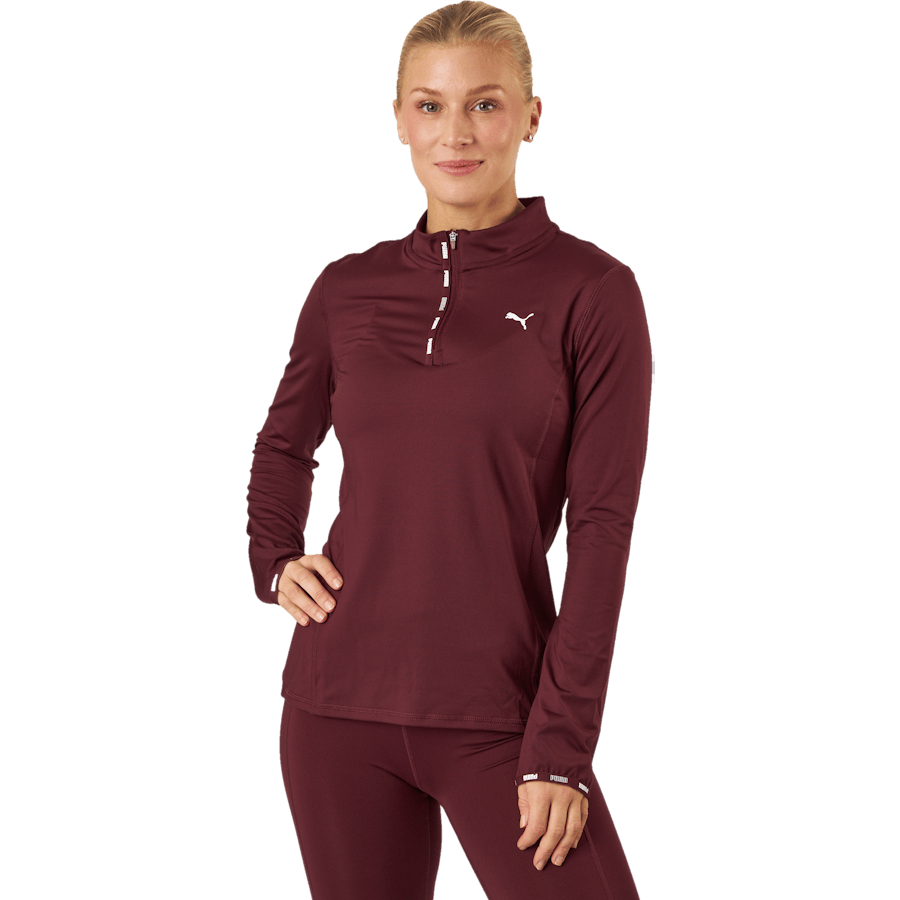 Puma Strong 1/4 Zip Aubergine
