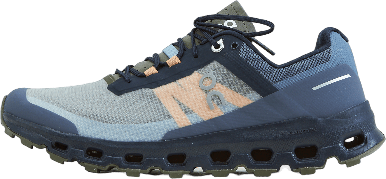 Cloudvista Men Midnight/olive, Male, Shoes, Running shoes, Running, Multi color, EU 43