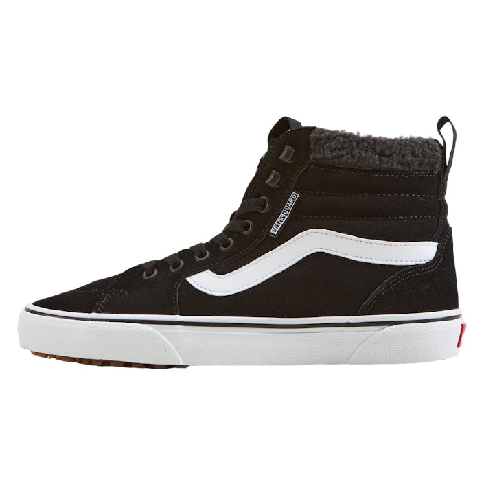 Wm Filmore Hi Vansguard (suede) Black/white, Female, Shoes, Trainers, high-top sneakers, Black, EU 38,5