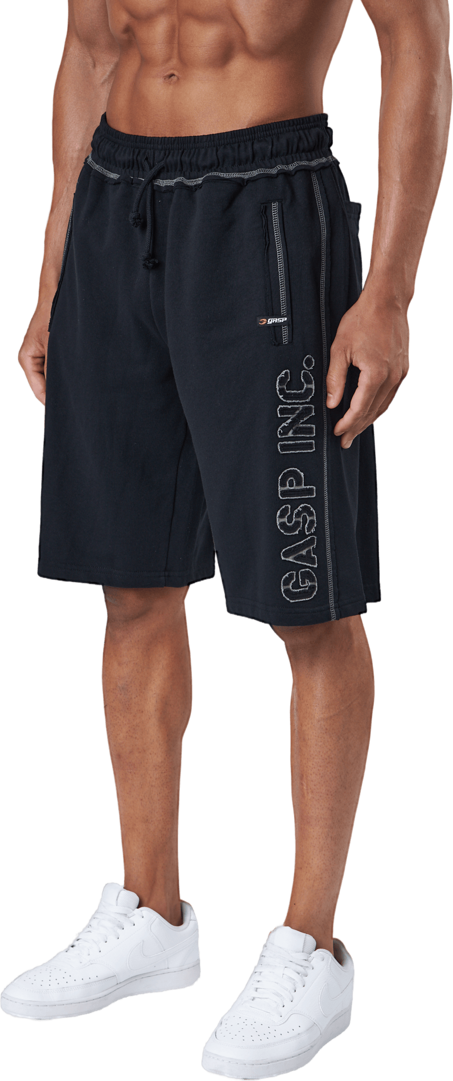 Division Sweatshorts Black, Male, Kleding, Korte broek, Training, Zwart, L