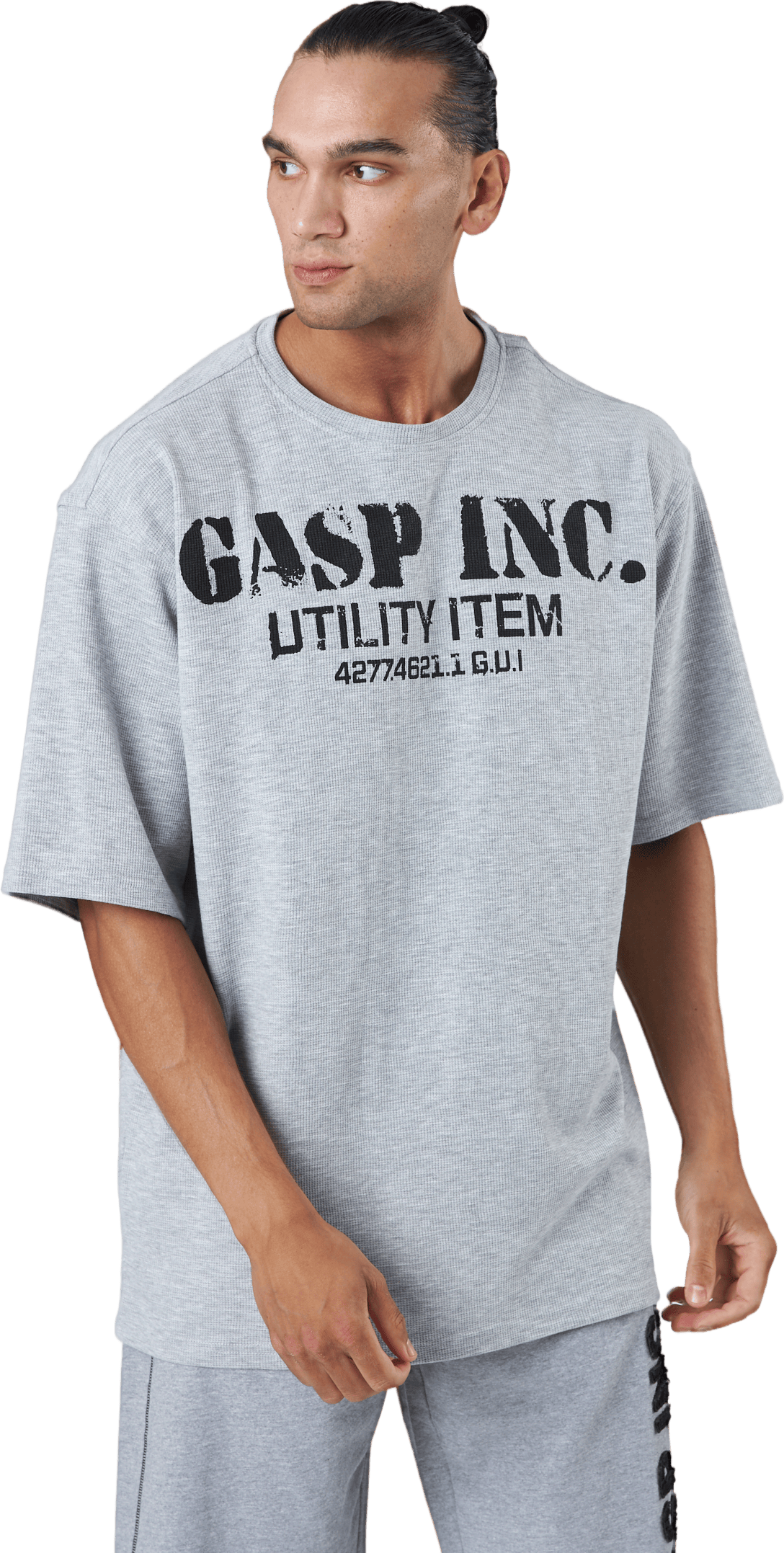 Iron Thermal Tee Grey Melange, Male, Odevy, Tričko, Posilovať, Šedá, S