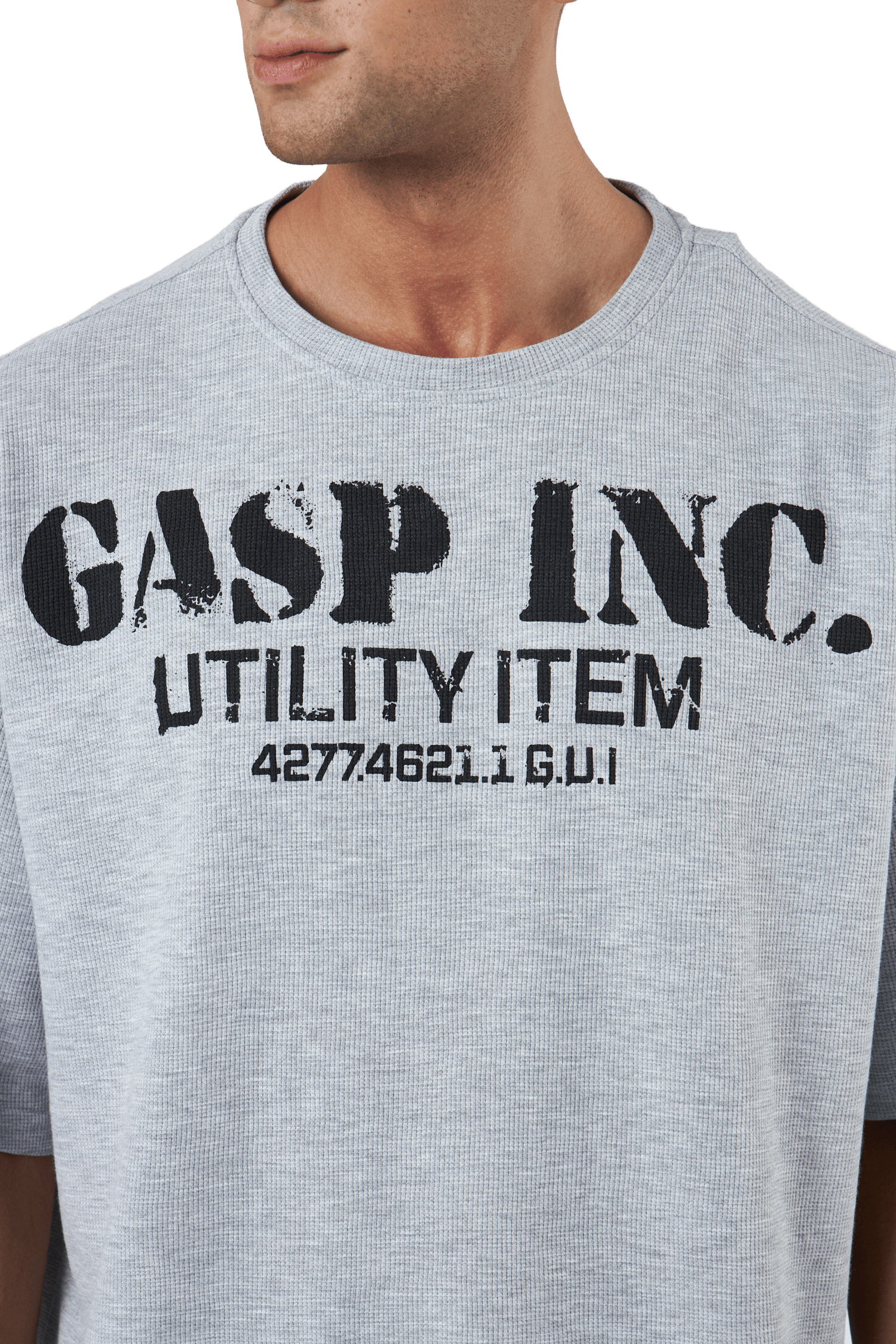 Iron Thermal Tee Grey Melange - Bild 5