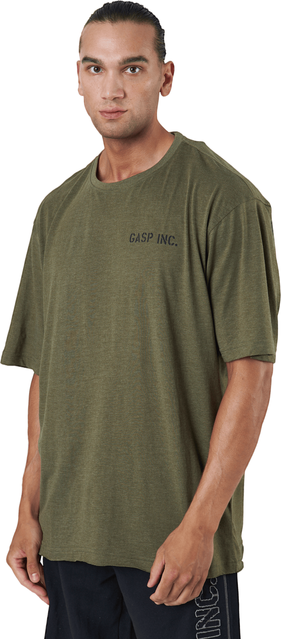 Division Iron Tee Army Green Melange