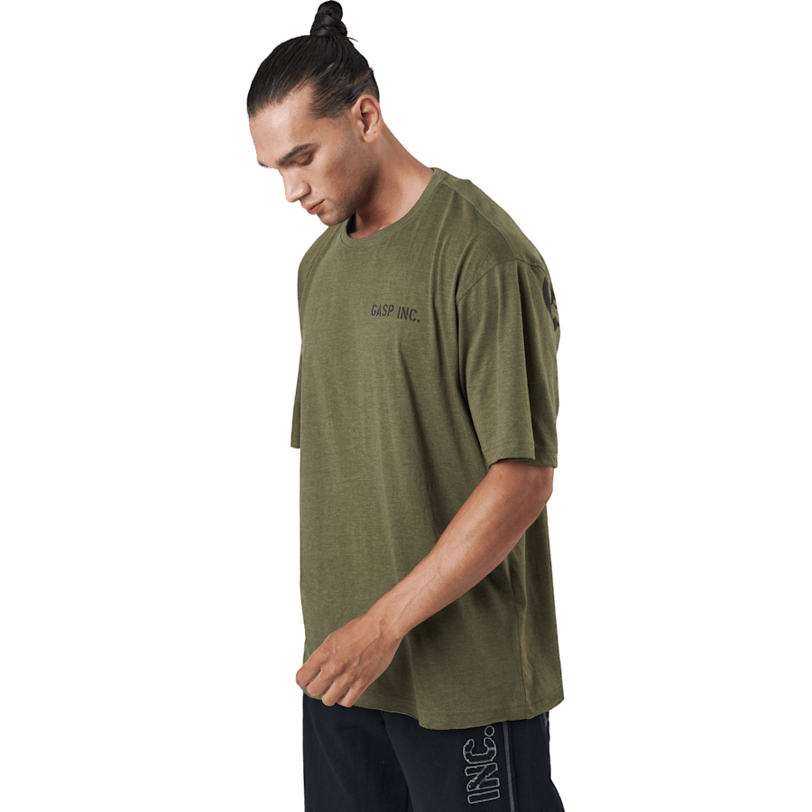 Division Iron Tee Army Green Melange - Bild 2