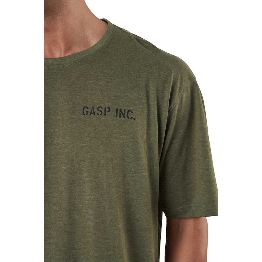 Division Iron Tee Army Green Melange - Bild 5