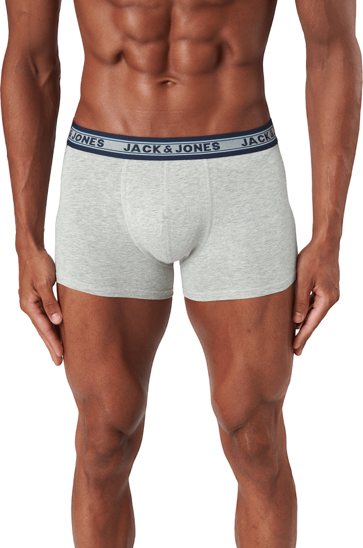 Jacoliver Trunks 5 Pack Noos Dark Grey Melange