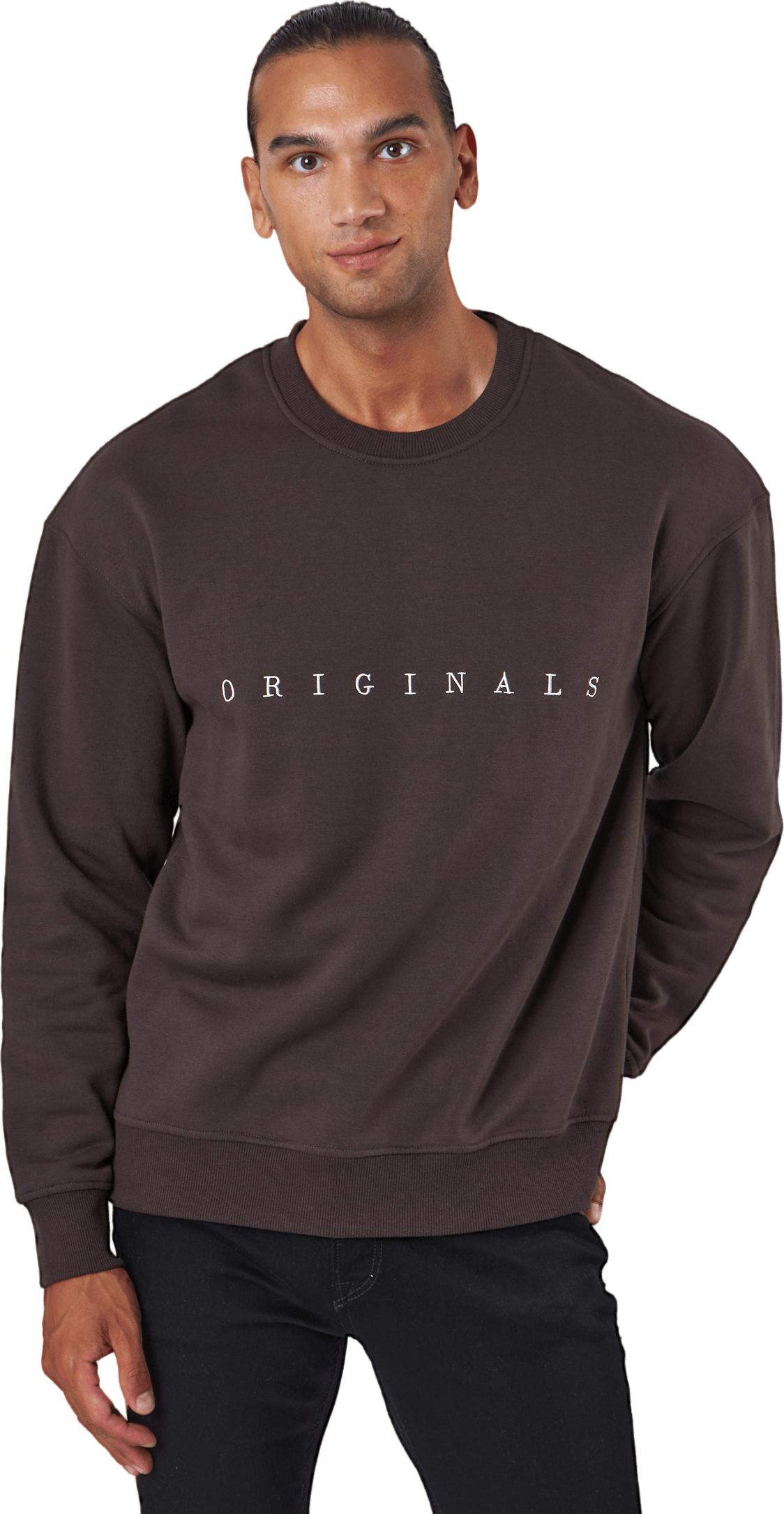 Jorcopenhagen Big Sweat Crew N Seal Brown, Male, Apparels, Shirts, Brown, XL