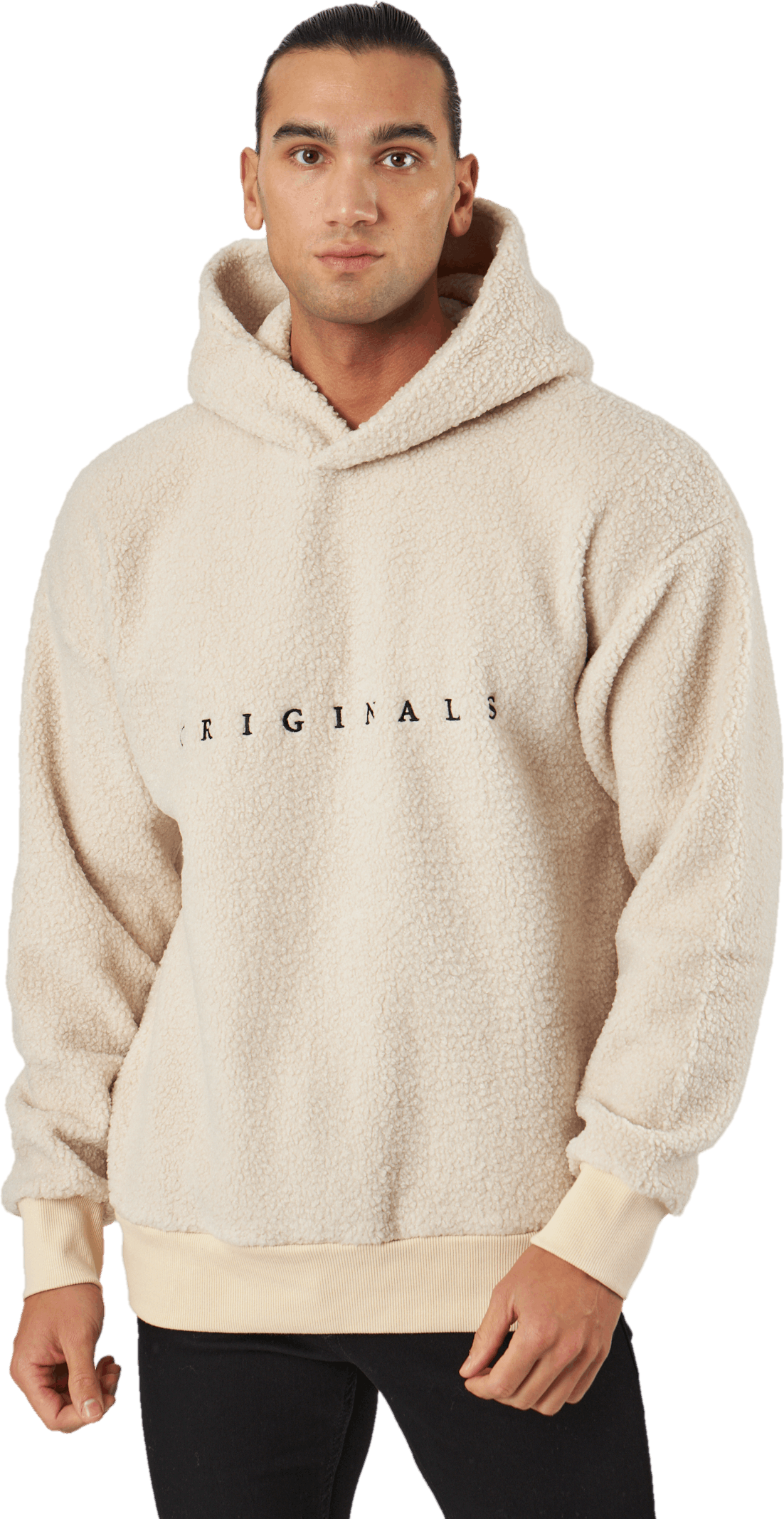 Jorcopenhagen Teddy Sweat Hood Oatmeal, Male, Odzież, Koszule, XXL
