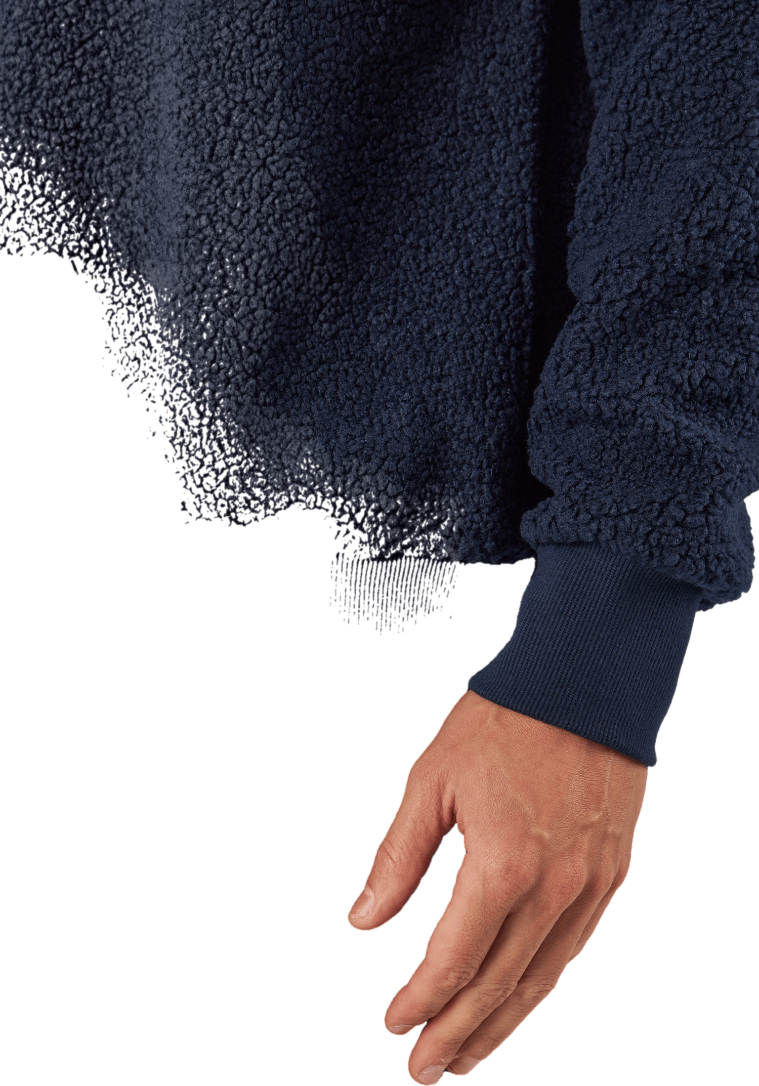 Jorcopenhagen Teddy Sweat Hood Navy Blazer - Bild 5