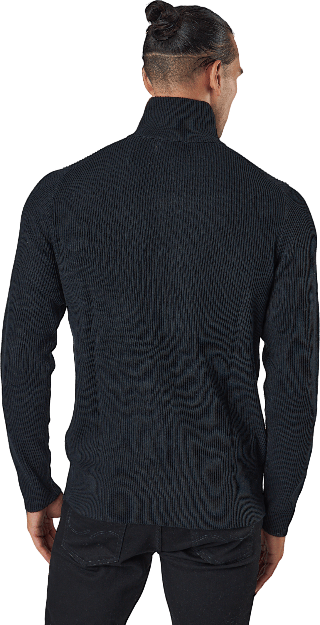 Jprperfect Knit Zip Cardigan Black - Bild 3