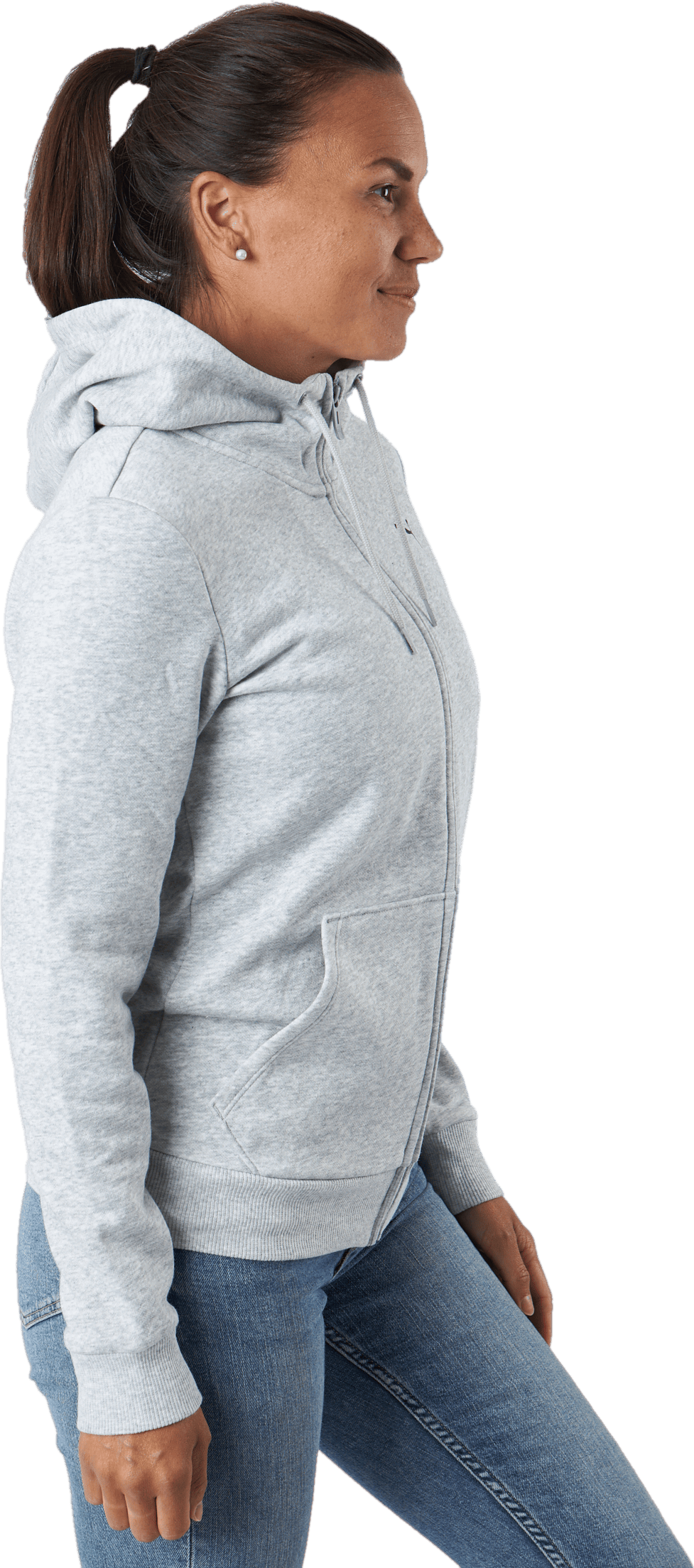 Ess Small Logo Full-zip Hoodie Puma Black Cat - Bild 2