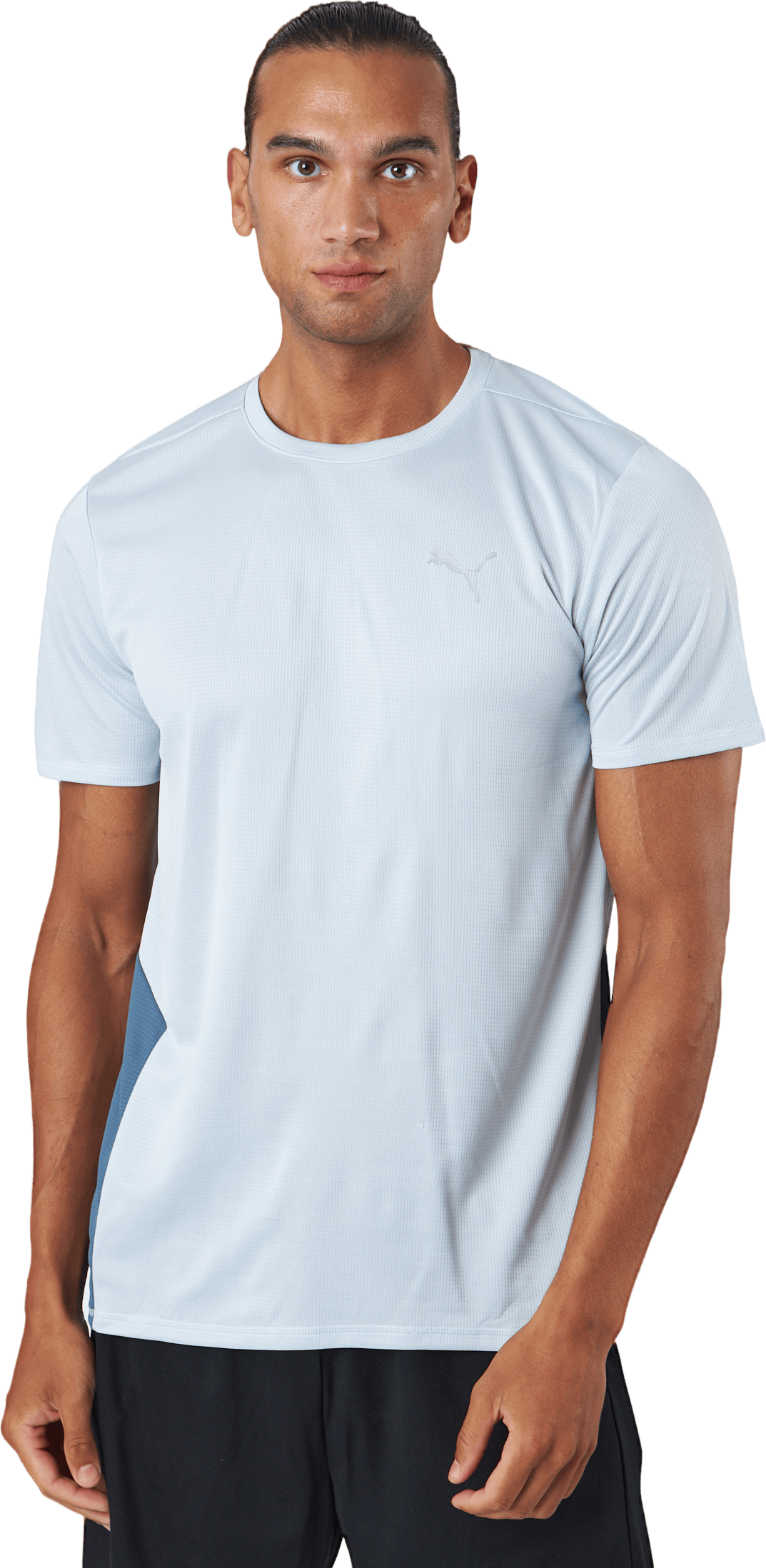 Run Favorite Ss Tee Platinum Grey-sky Evening