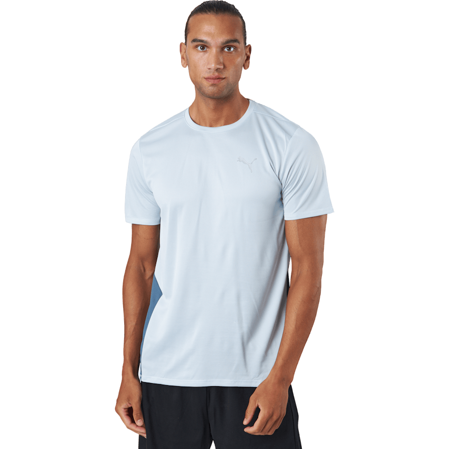 Run Favorite Ss Tee Platinum Grey-sky Evening