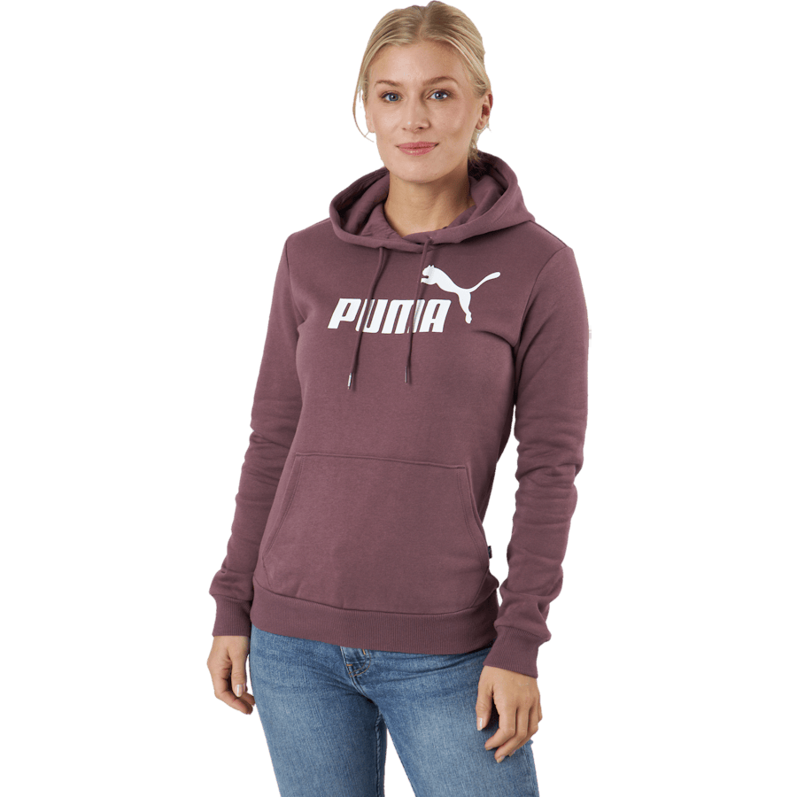 Ess Logo Hoodie Fl (s) Dusty Plum