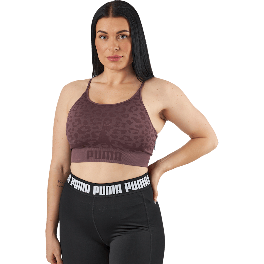 Low Impact Formknit Seamless L Dusty Plum-leopard Print