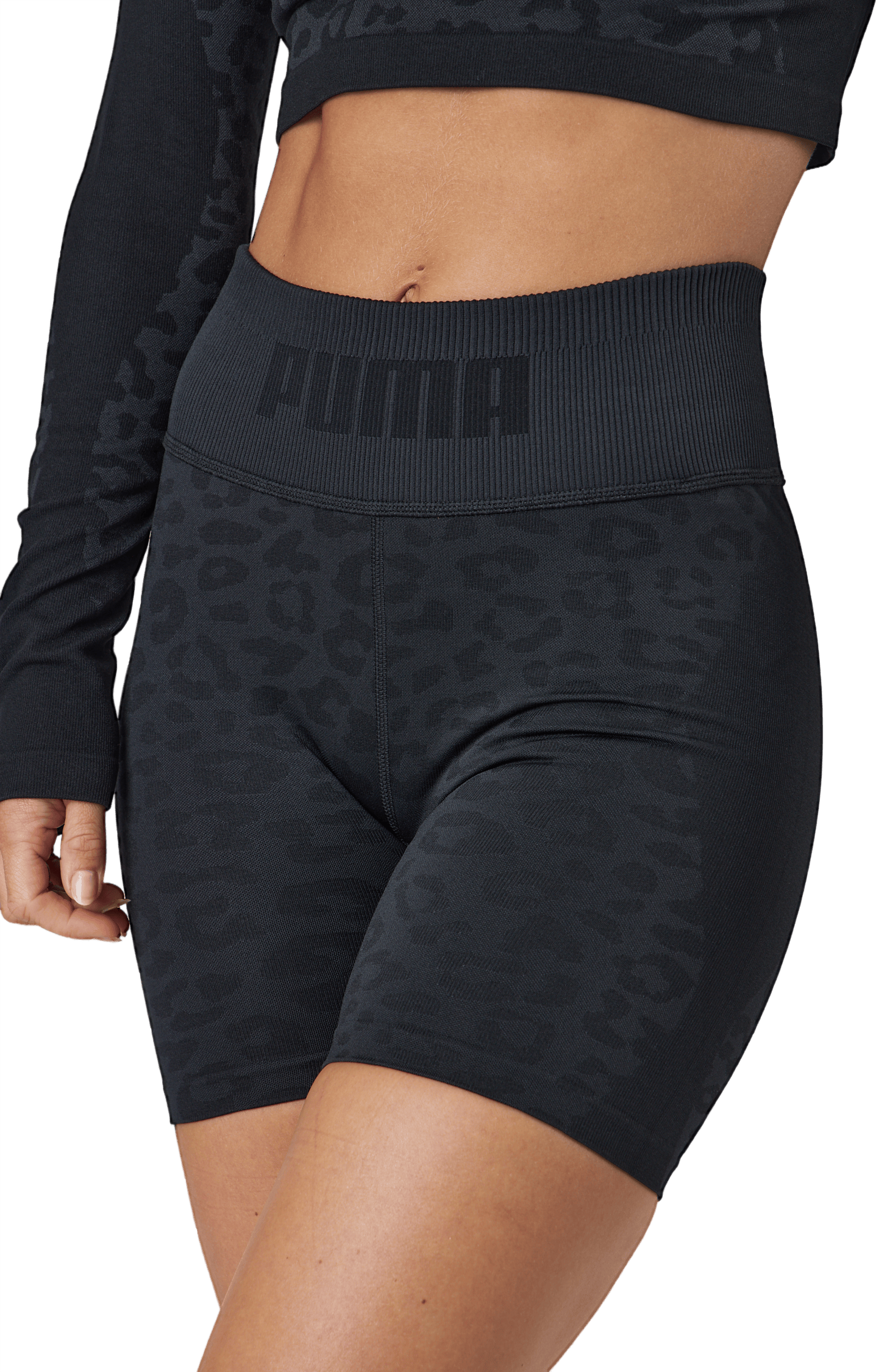 Formknit Seamless  5" Short Puma Black-leopard Print - Bild 4