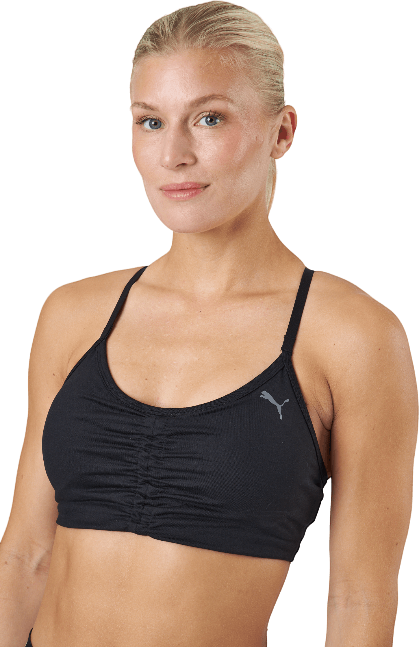 Low Impact Studio Foundation B Puma Black, Female, Odevy, Športová podprsenka, Čierna, L