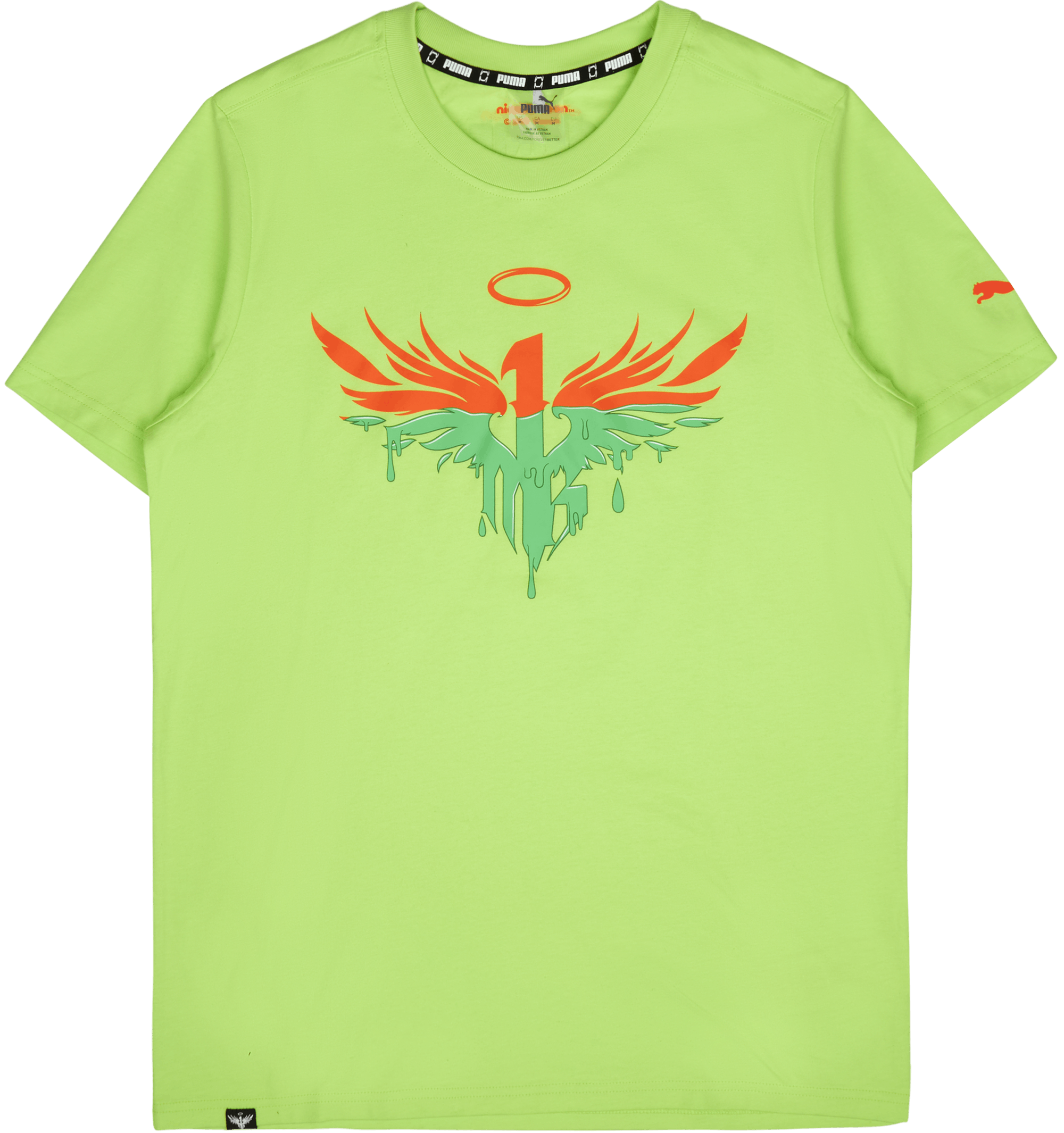 Melo Slime Tee Light Lime, Male, Odevy, Tričko, Zelená, M