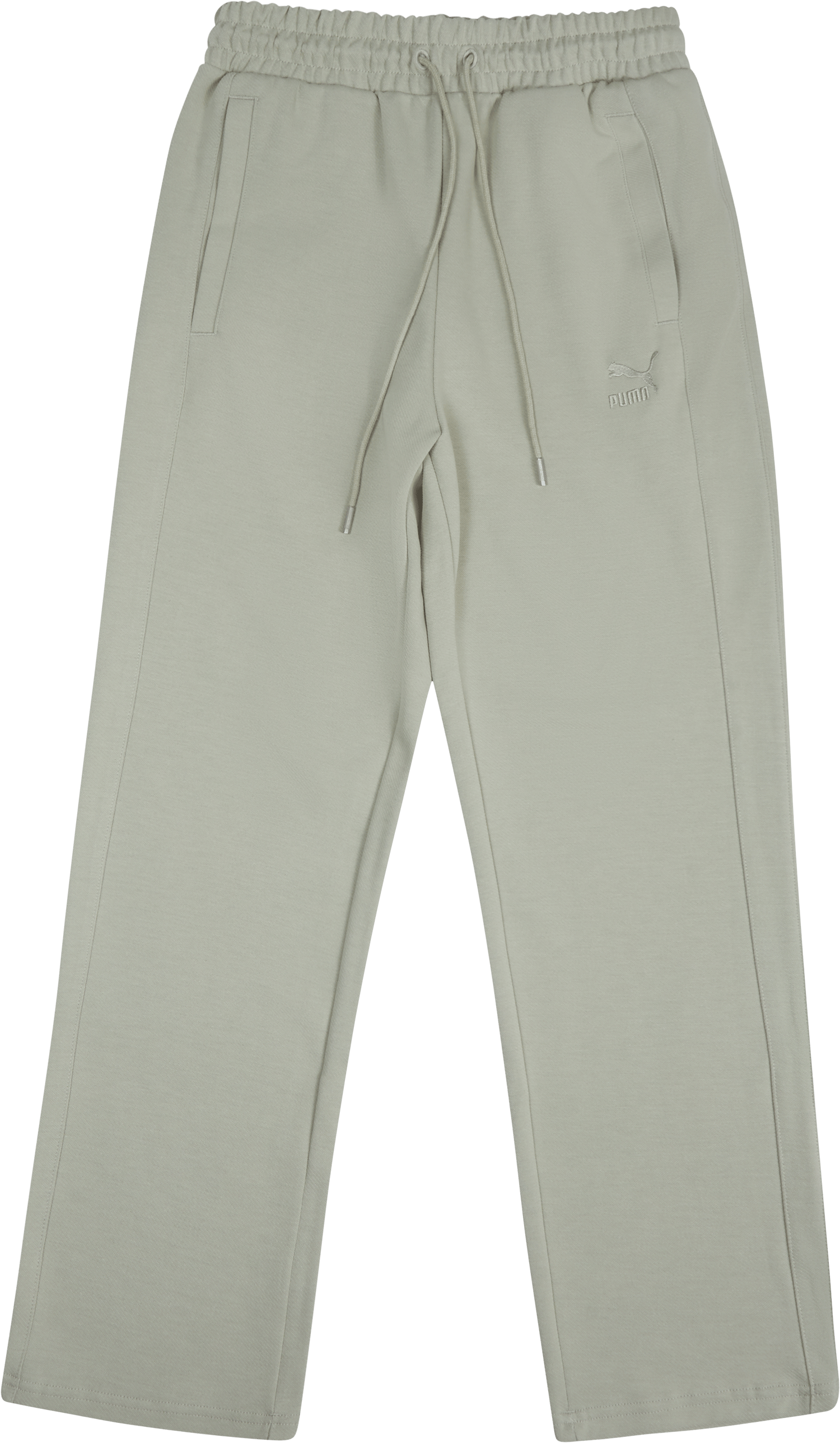 T7 Straight Track Pants Dk Pebble Gray