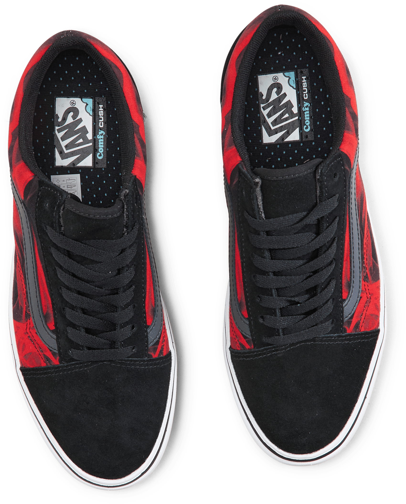 Ua Comfycush Old Skool After Dark Black/red - Bild 6