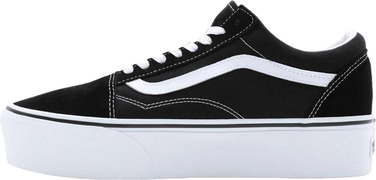Ua Old Skool Stackform Suede/canvas Black/true White