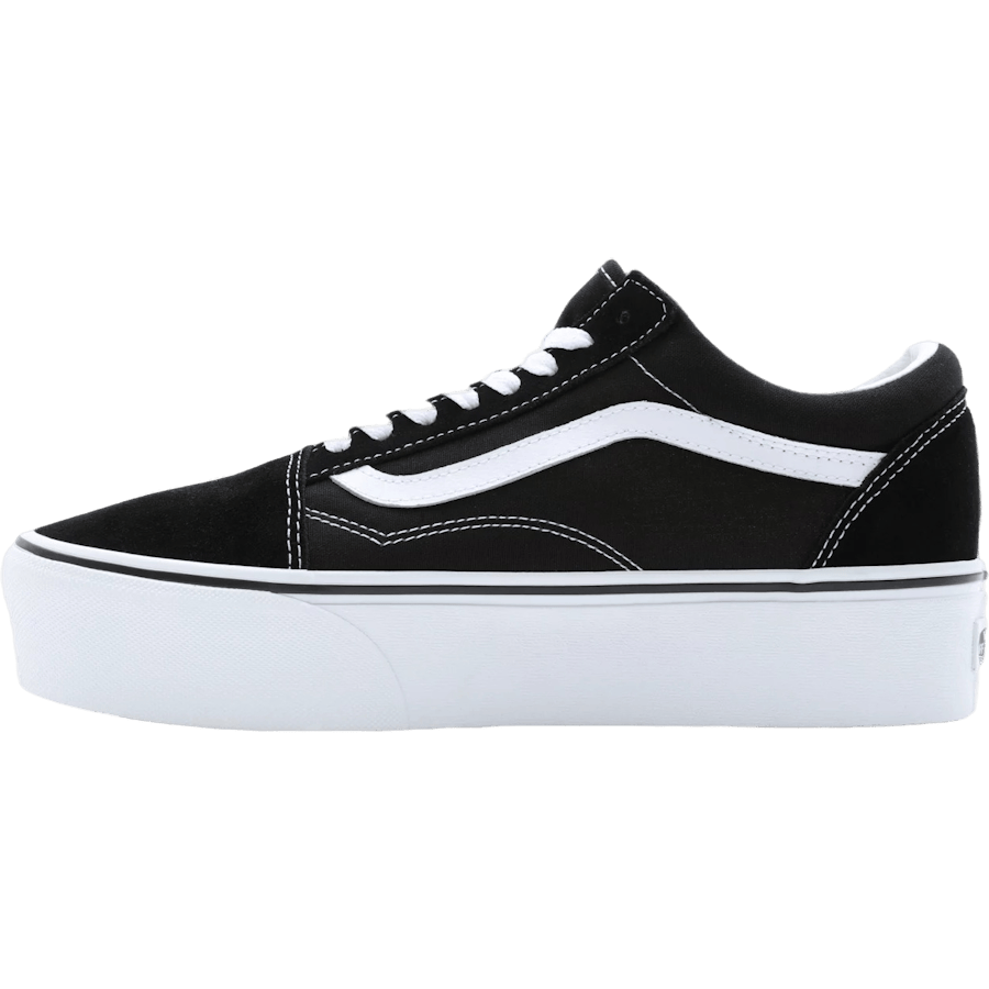 Ua Old Skool Stackform Suede/canvas Black/true White