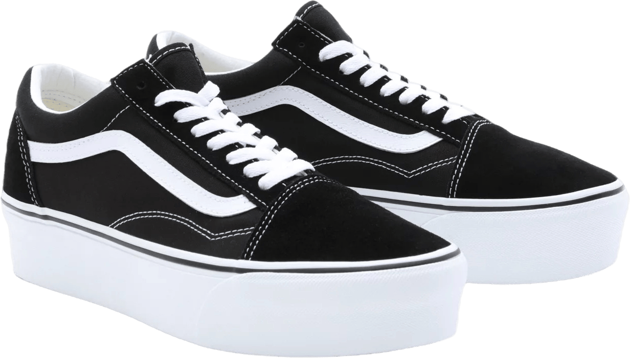 Ua Old Skool Stackform Suede/canvas Black/true White - Bild 6
