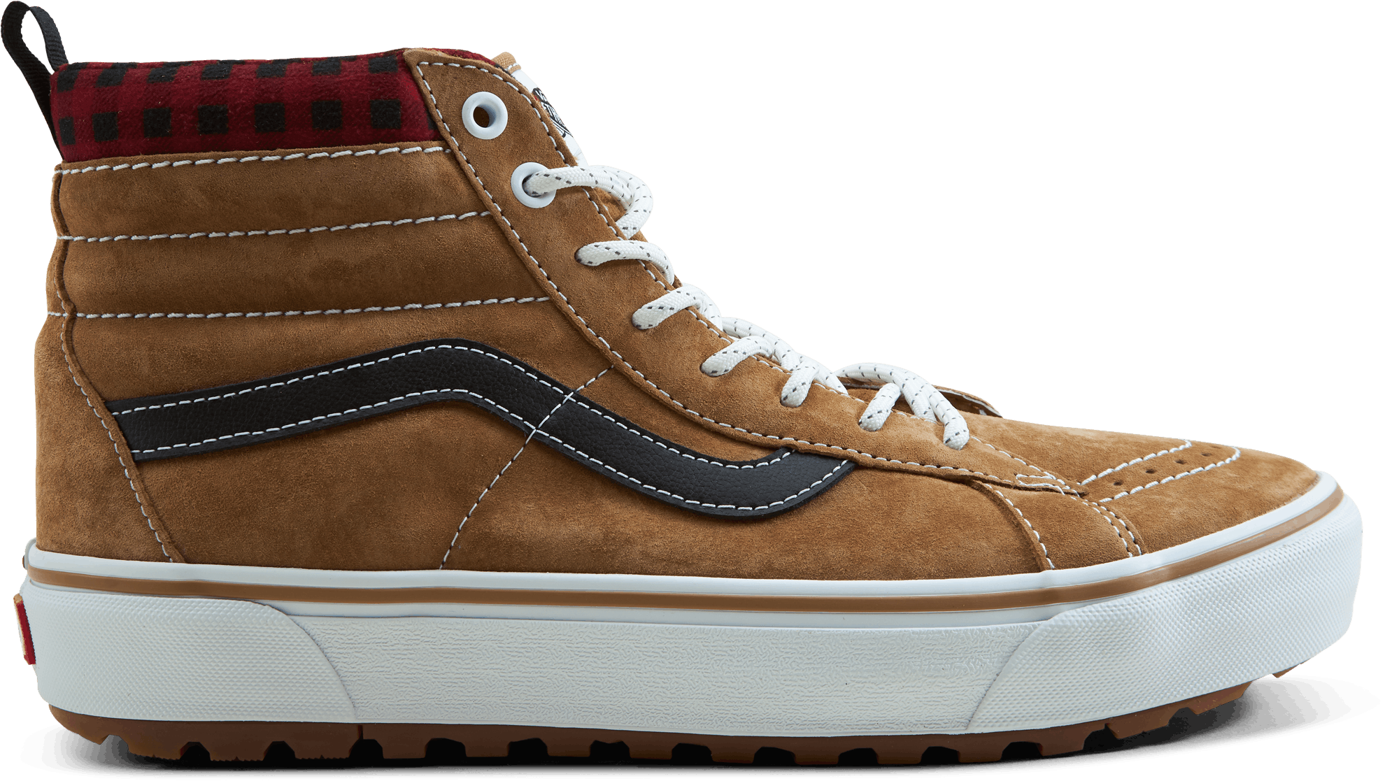 Ua Sk8-hi Mte-1 Plaid Brown/black, Unisex, Buty, Sneakersy, Brązowy, EU 40,5