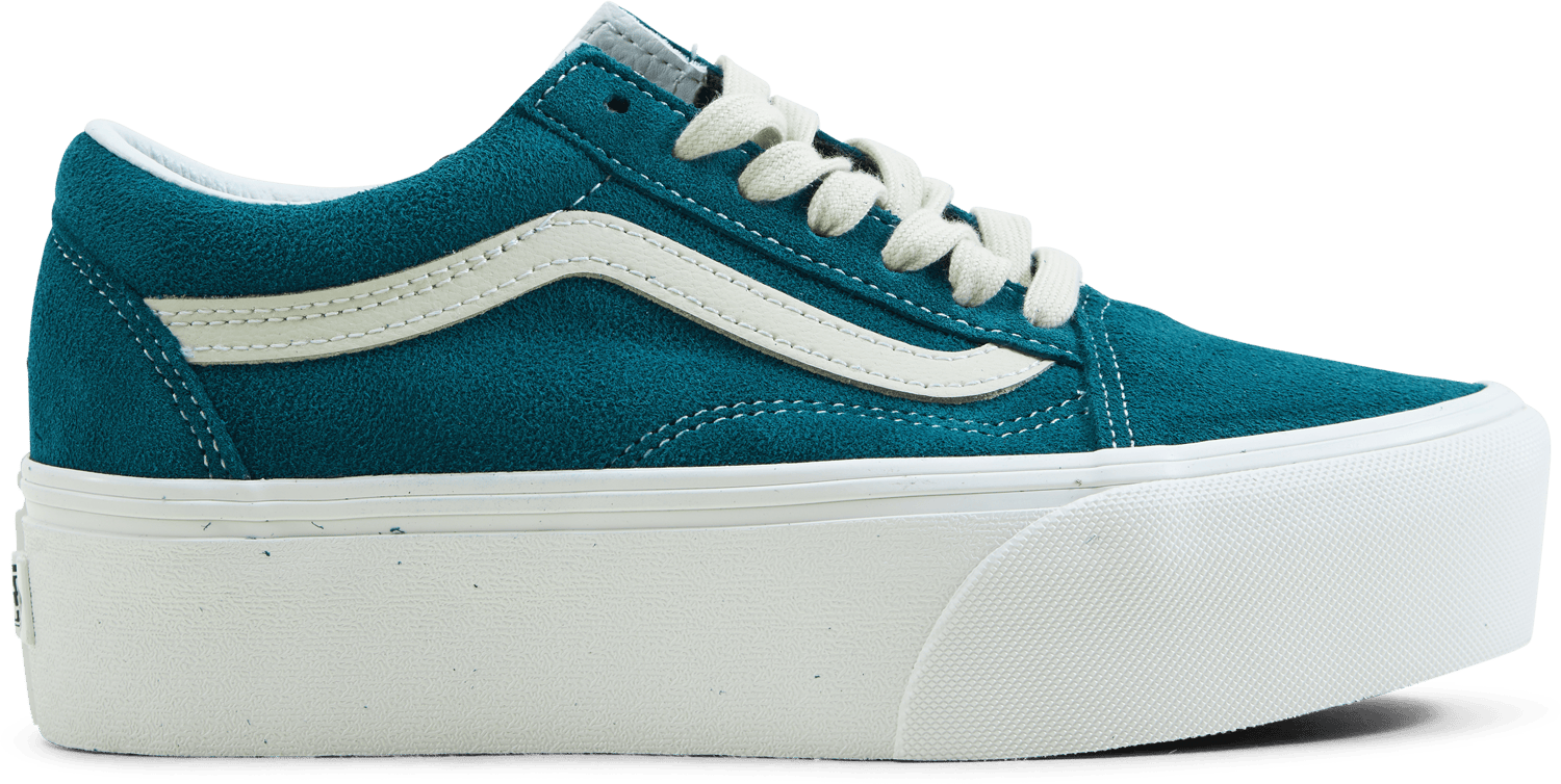 Ua Old Skool Stackform Varsity Suede Deep Teal