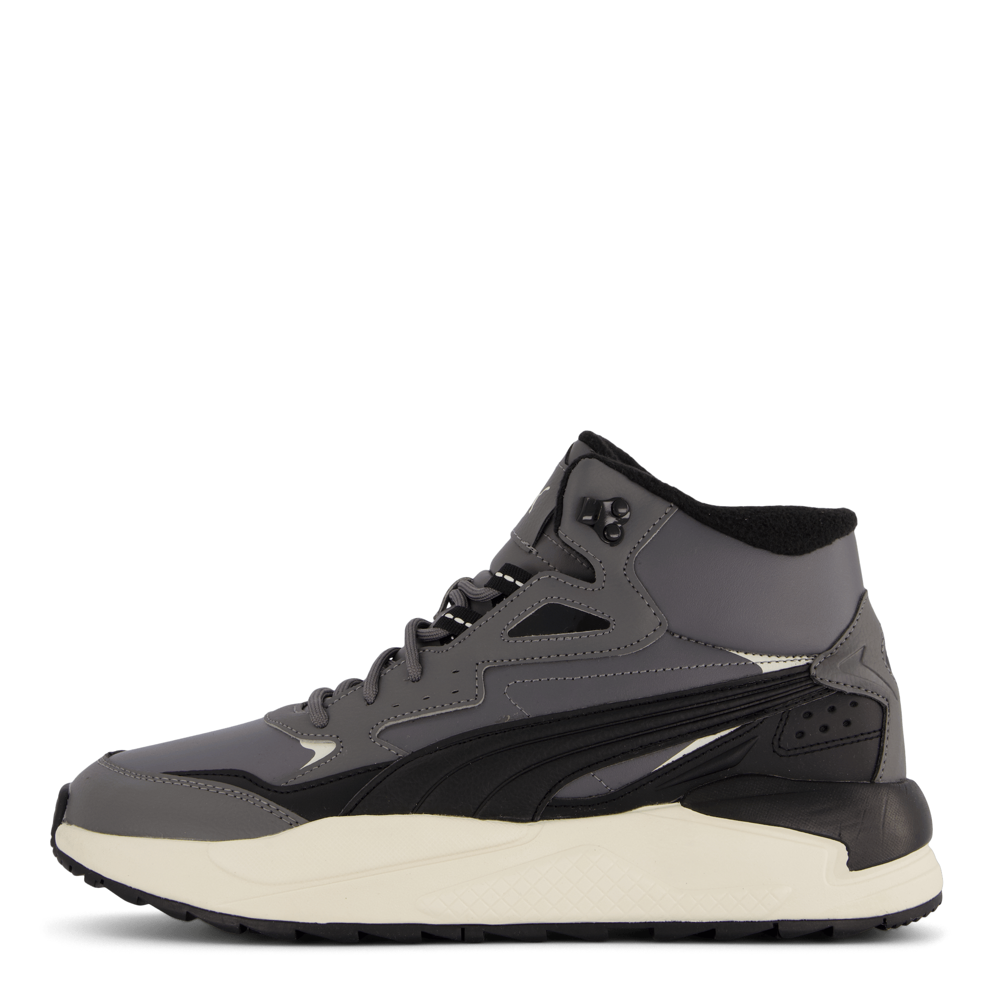 X-ray Speed Mid Wtr L Castlerock-puma Black-vaporous, Unisex, Shoes, Trainers, high-top sneakers, Grey, EU 45