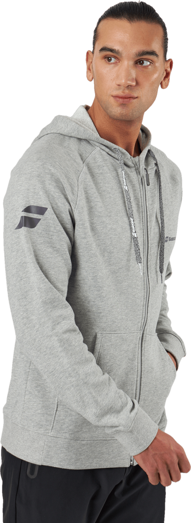 Jacket Exercise Hood Grey - Bild 2