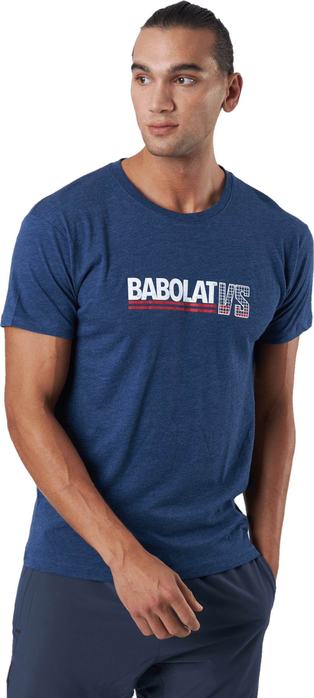 T-shirt Exercise Vintage Blue, Male, Apparels, T-shirt, Padel, Blue, XXL