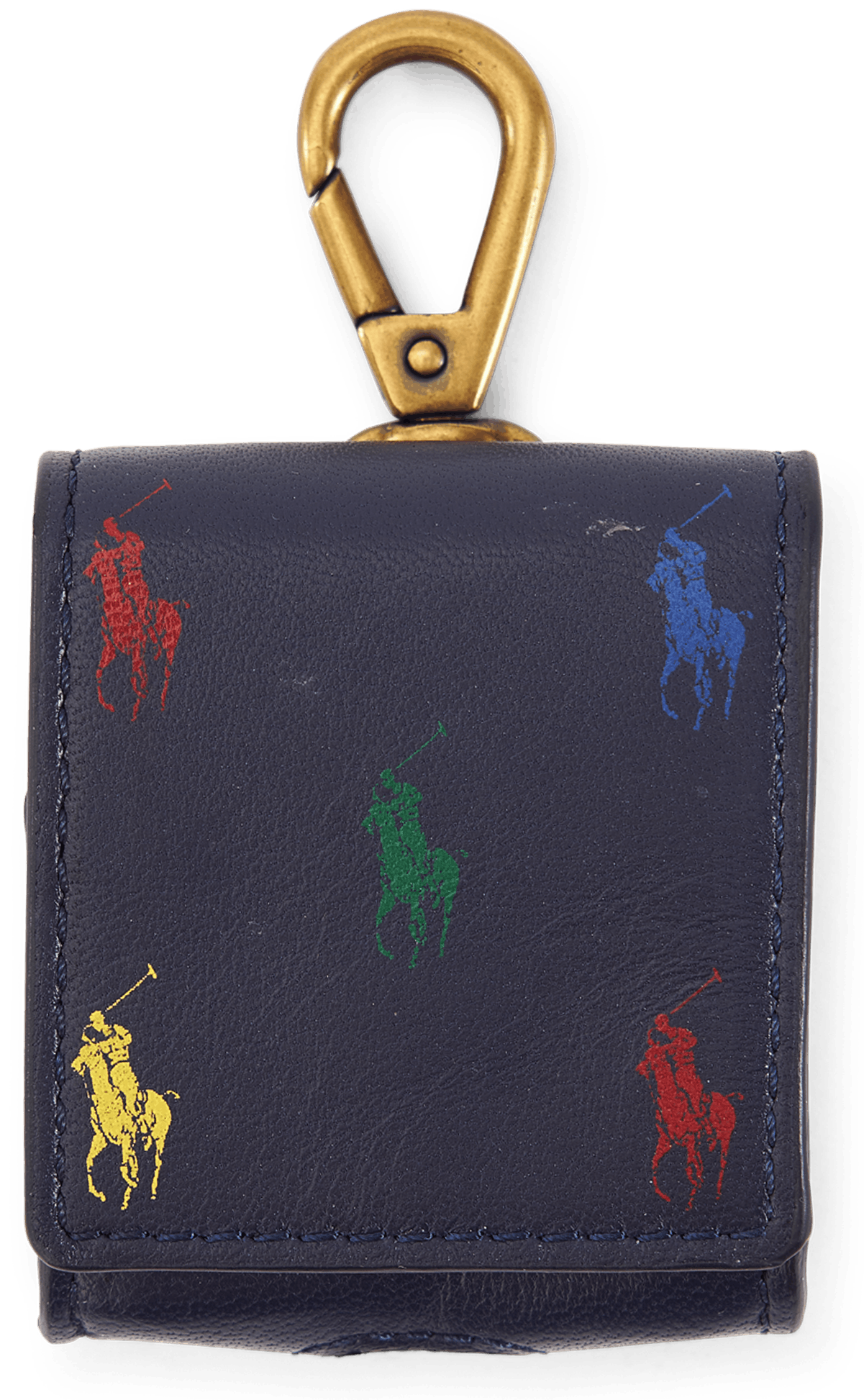 Allover Pony Nappa Leather AirPods Case Navy/Multi Pony, Male, Zařízení, další příslušenství, Modrý, ONESIZE