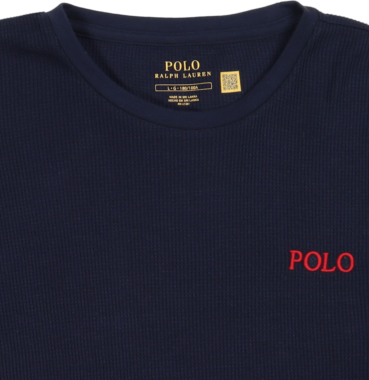 Waffle-Knit Sleep Shirt Cruise Navy - Bild 2