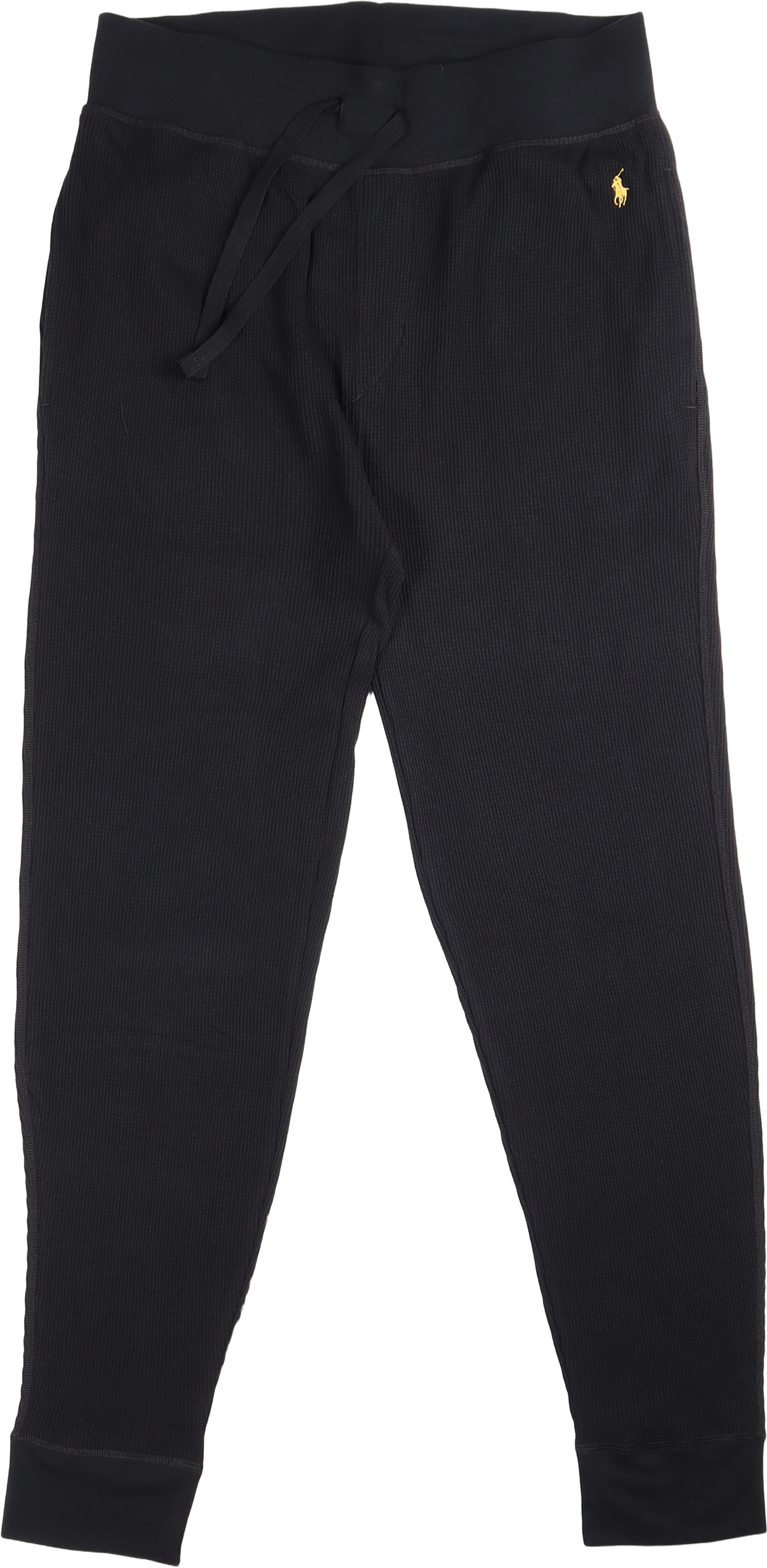 Jogger-pant-sleep Bottom Polo Black Gold Bugle Pp, Male, Kleding, Broek, Zwart, XL