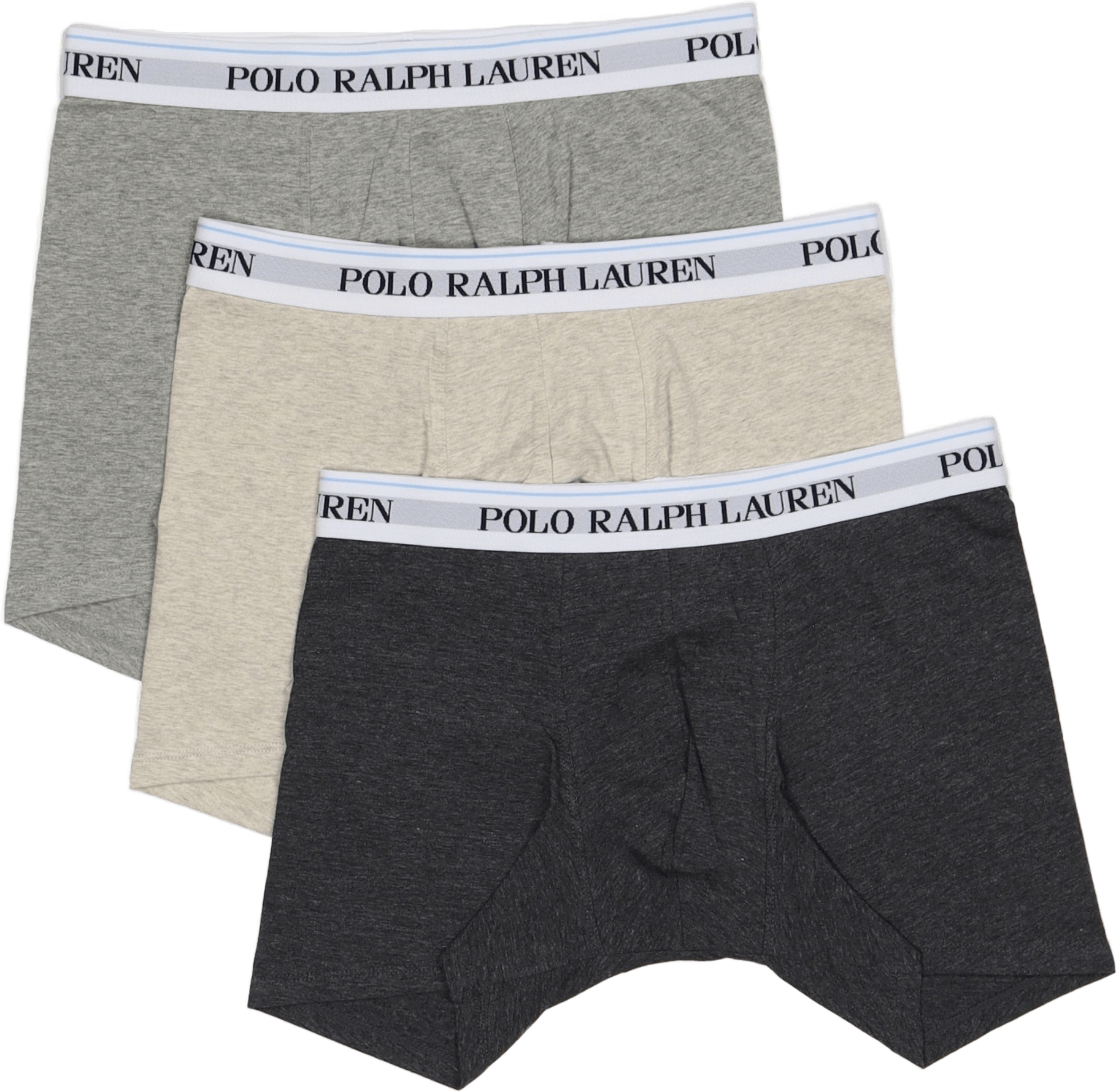 Stretch Cotton Boxer Brief 3-Pack 3Pk, Male, Bekleidung, Unterwäsche, Grau, M