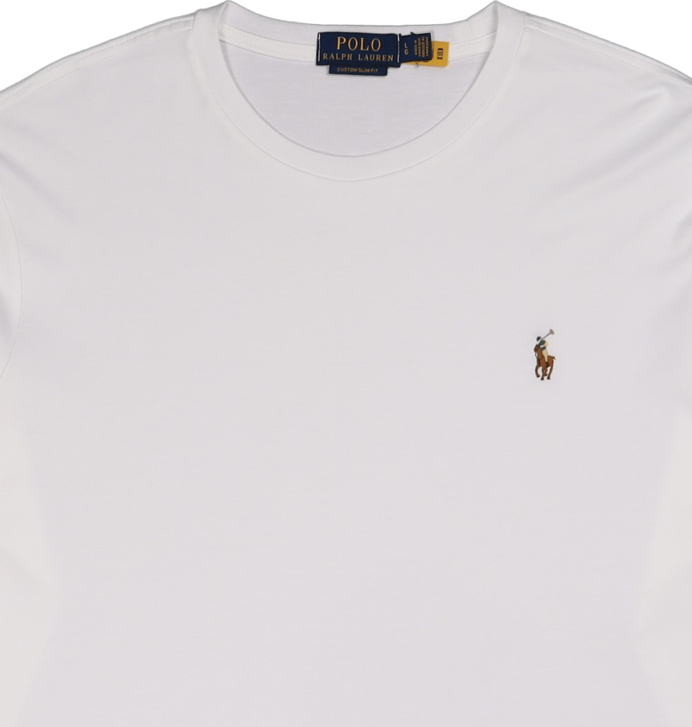 Custom Slim Fit Soft Cotton T-Shirt White - Bild 2