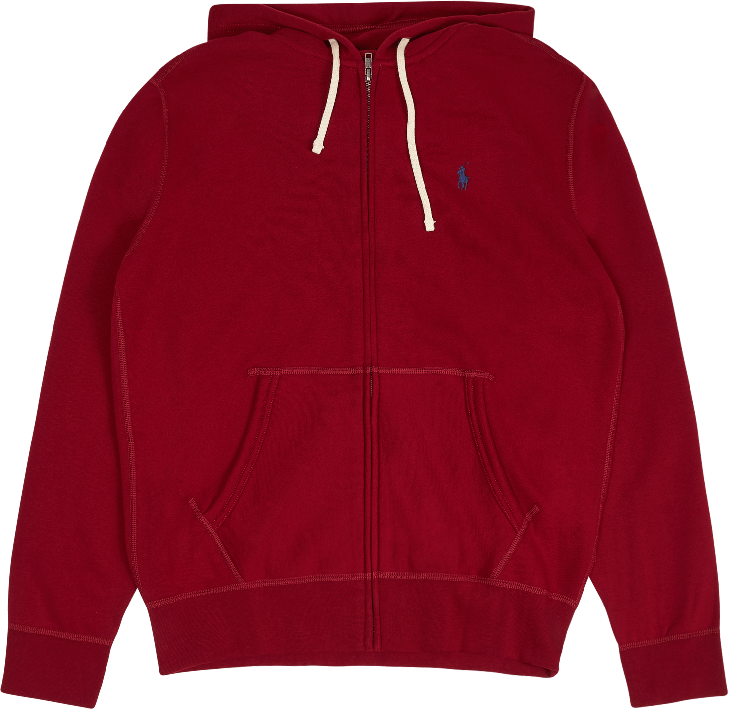 The RL Fleece Full-Zip Hoodie Holiday Red