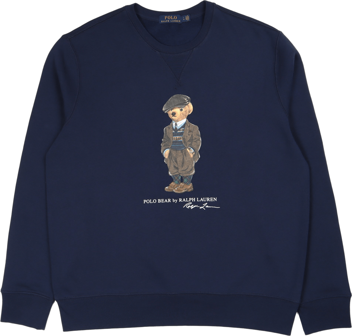 Lscnm4-long Sleeve-sweatshirt Fa 22 Newport Nvy Heritge Bear
