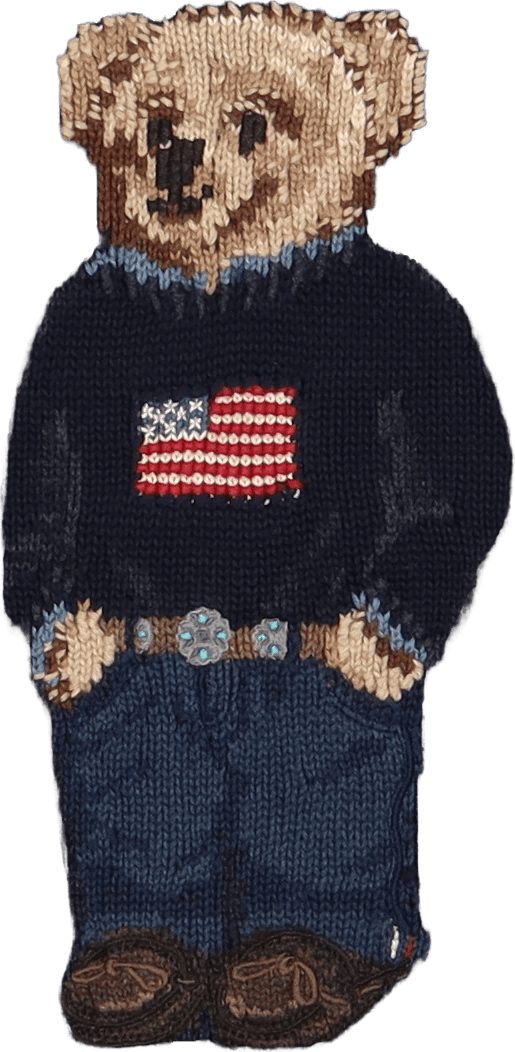 Polo Bear Cotton-Linen Sweater Navy - Bild 2