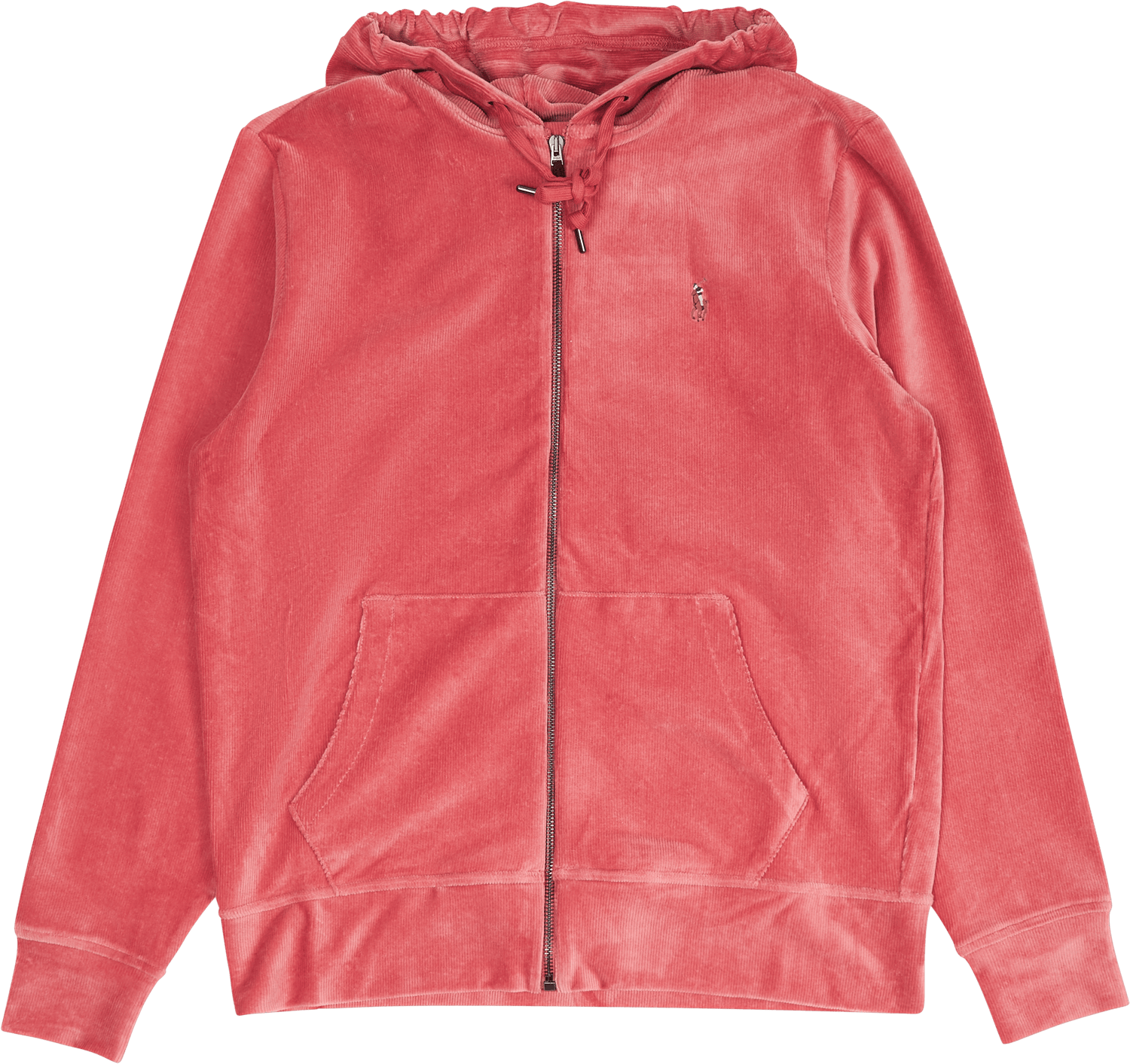 Knit Corduroy Full-Zip Hoodie Adirondack Berry