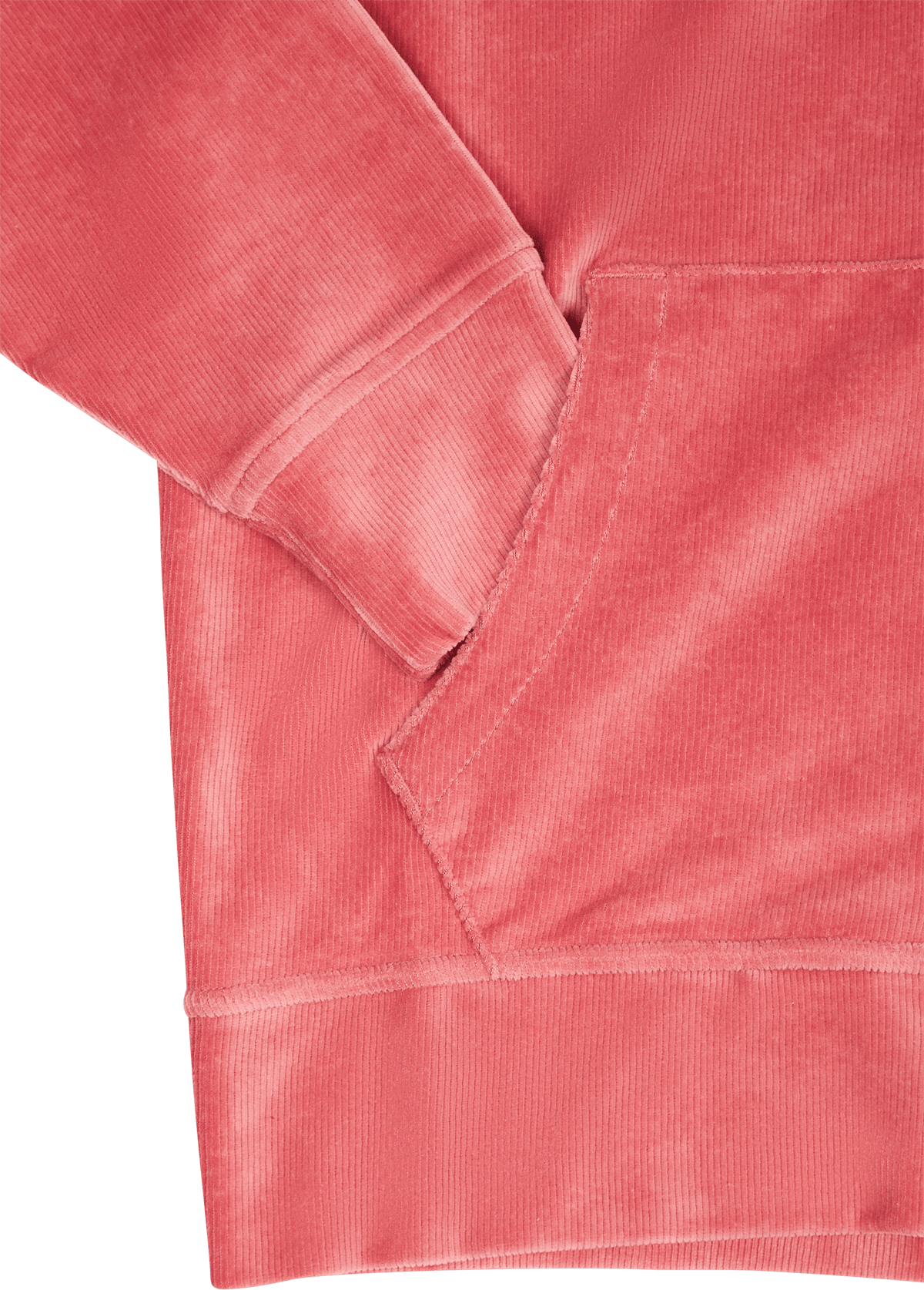 Knit Corduroy Full-Zip Hoodie Adirondack Berry - Bild 4