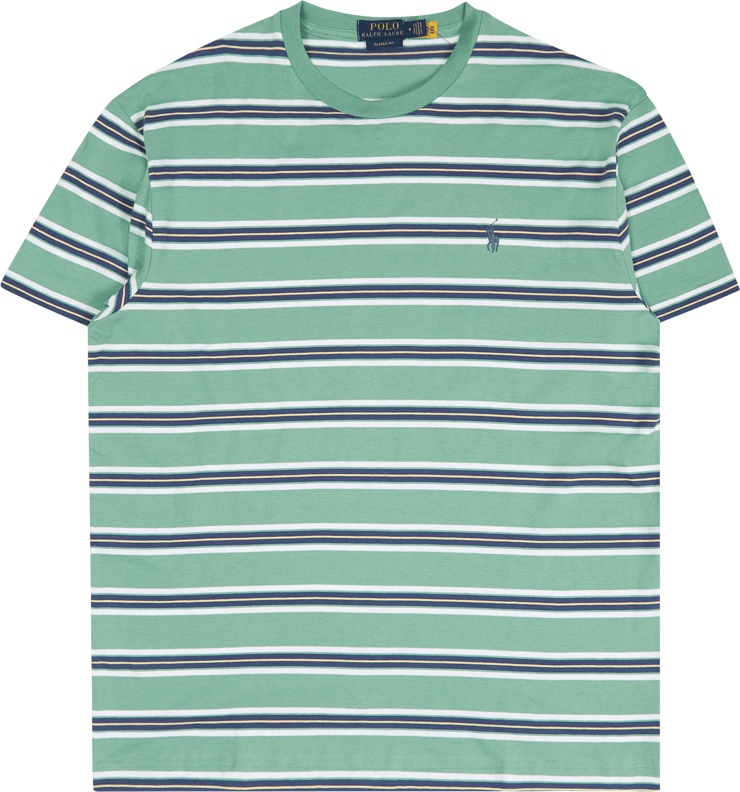 Classic Fit Striped Jersey T-Shirt Haven Green Multi