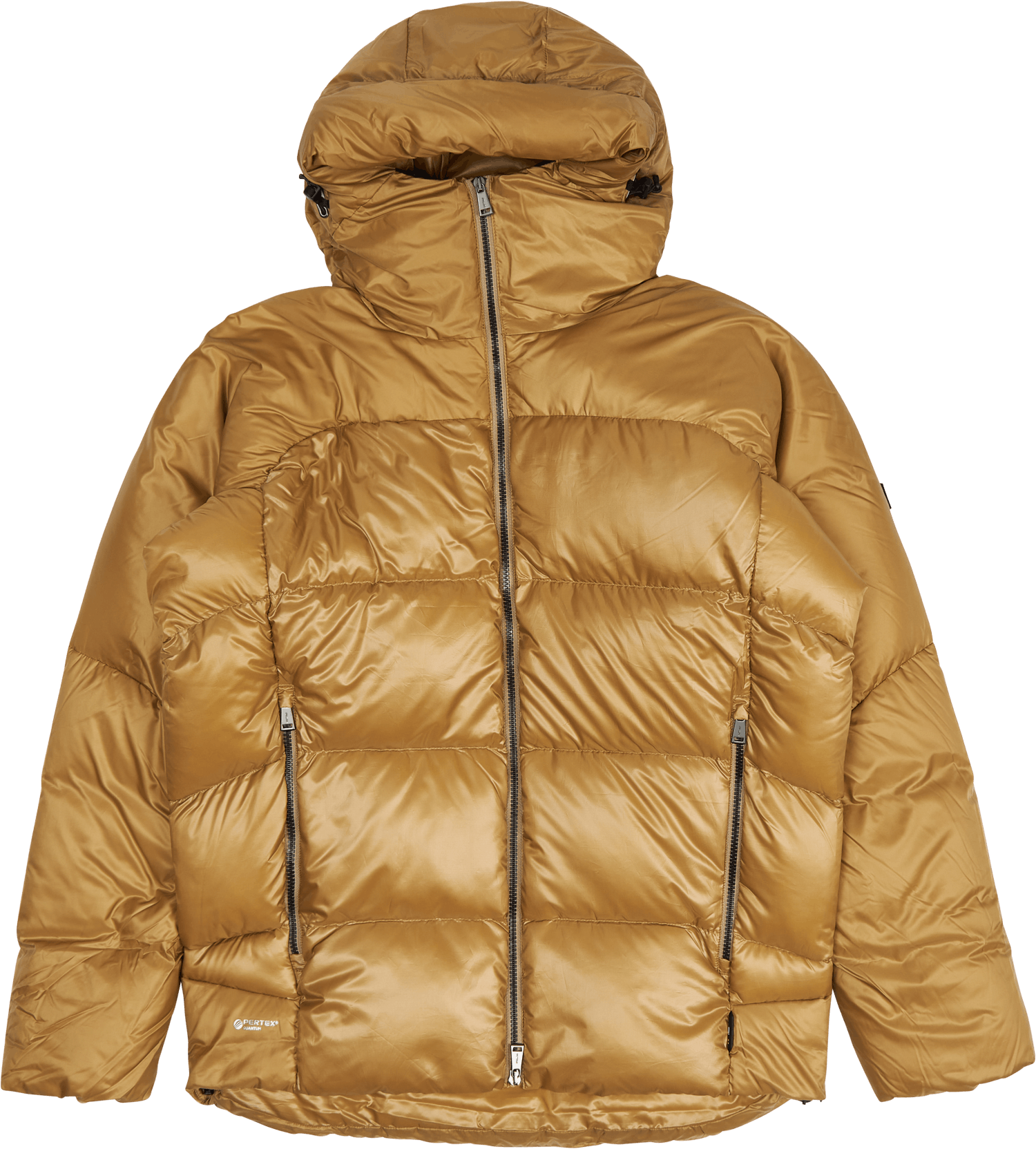 Water-Repellent Down Jacket Desert Tan, Male, Oblečení, bundy, Zlato, XL