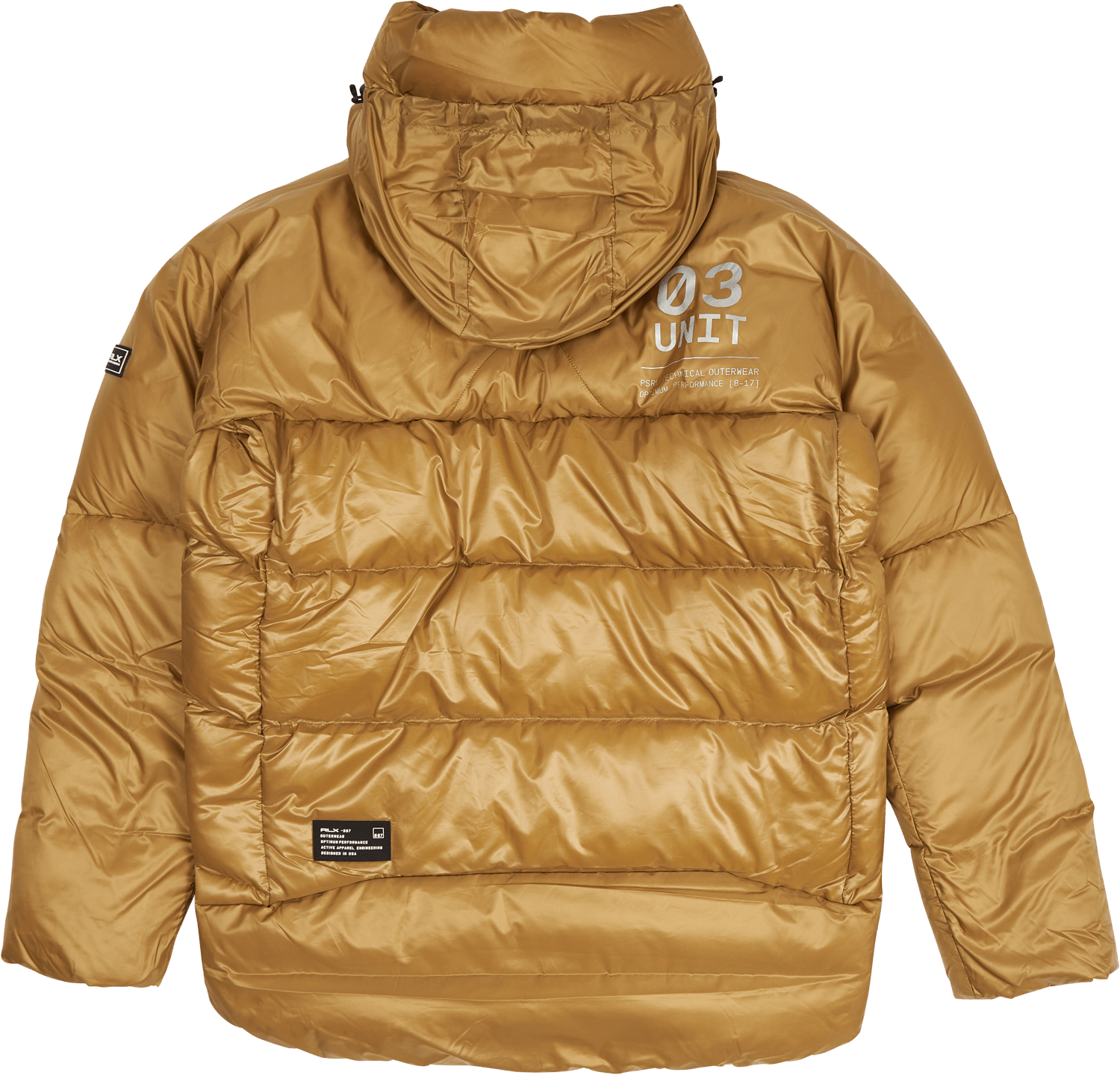 Water-Repellent Down Jacket Desert Tan - Bild 2