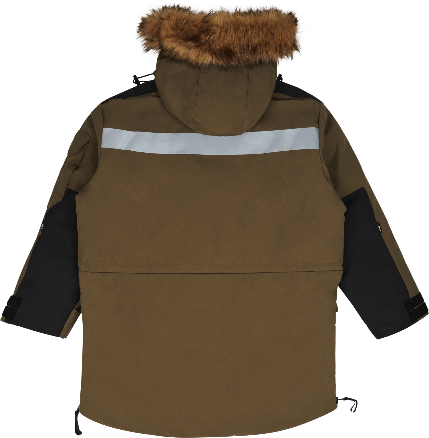 Faux-Fur-Trim Water-Repellent Parka Fall Sage - Bild 2