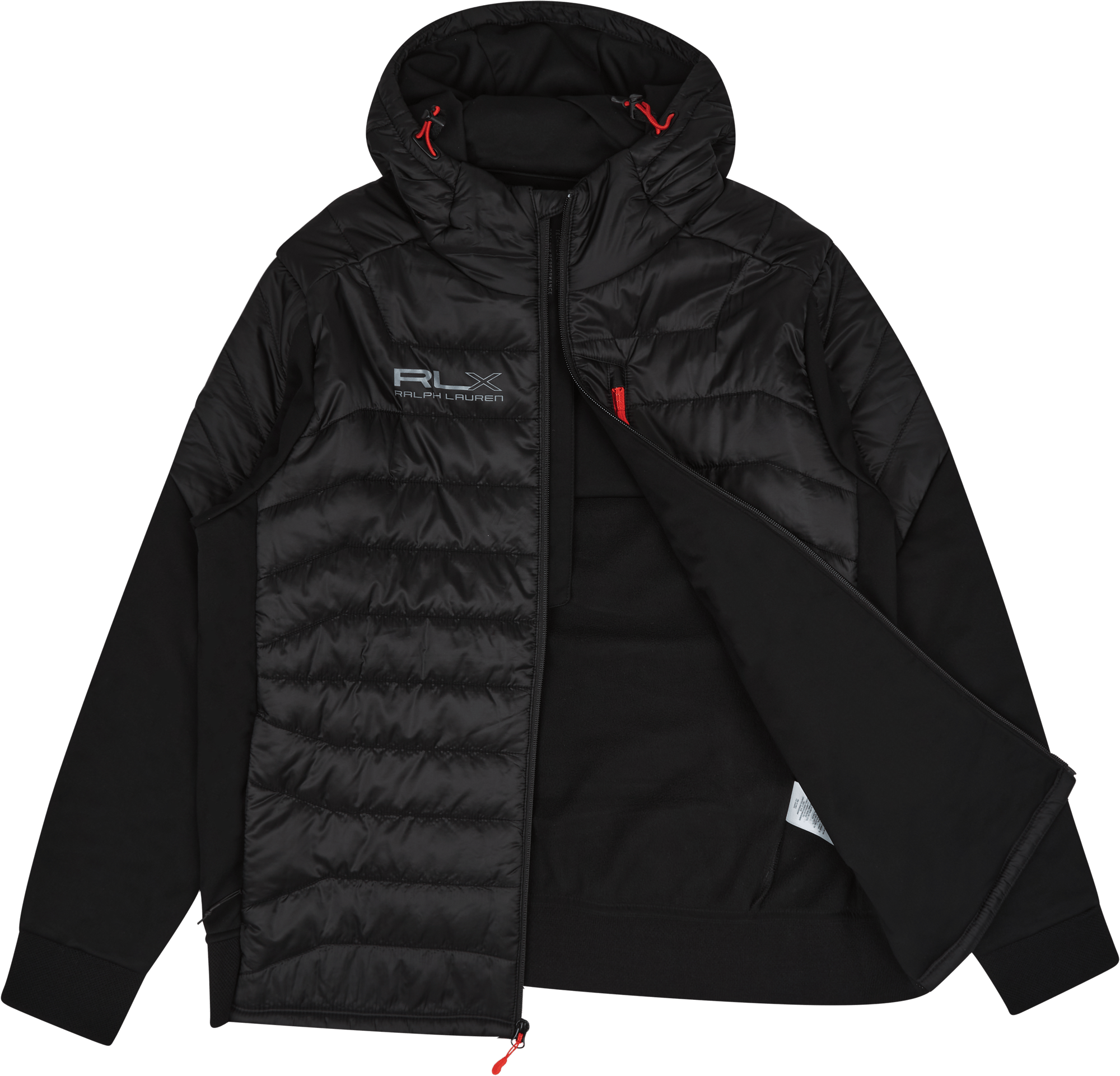 Hybrid Hooded Jacket Polo Black - Bild 5